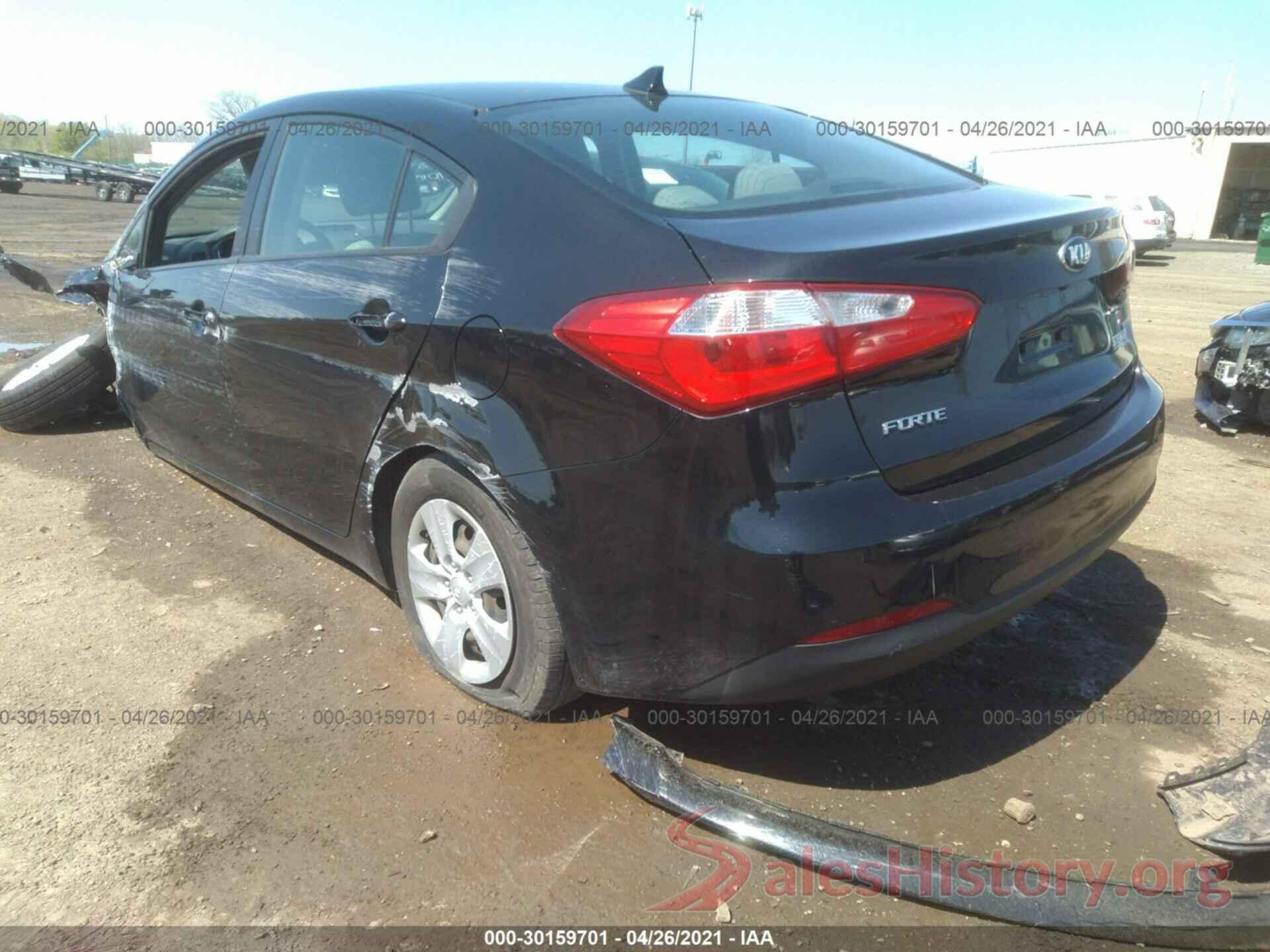 KNAFX4A62G5498969 2016 KIA FORTE