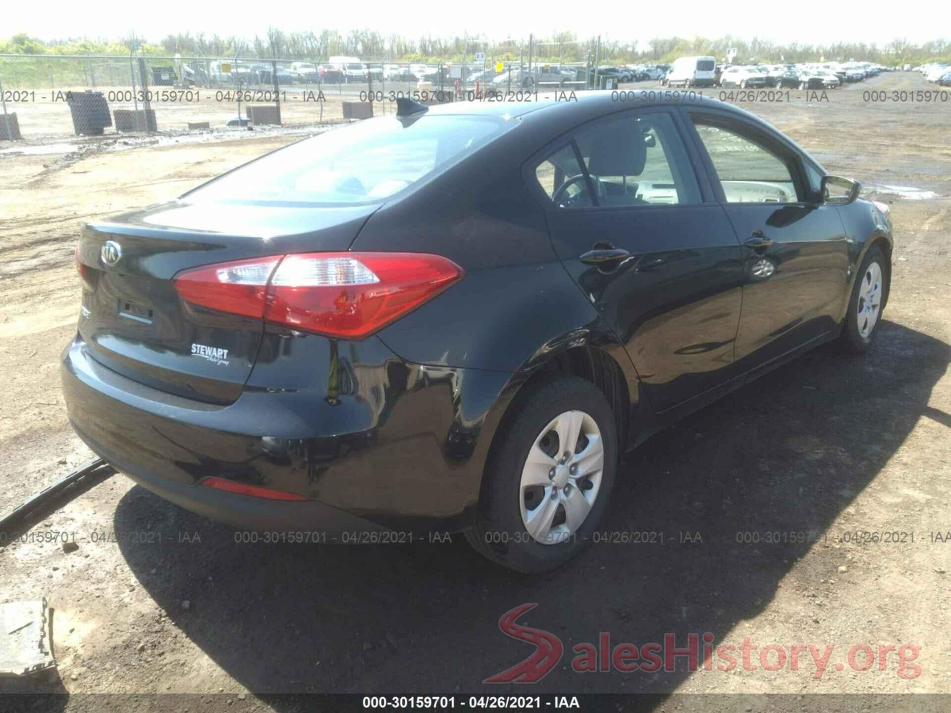 KNAFX4A62G5498969 2016 KIA FORTE