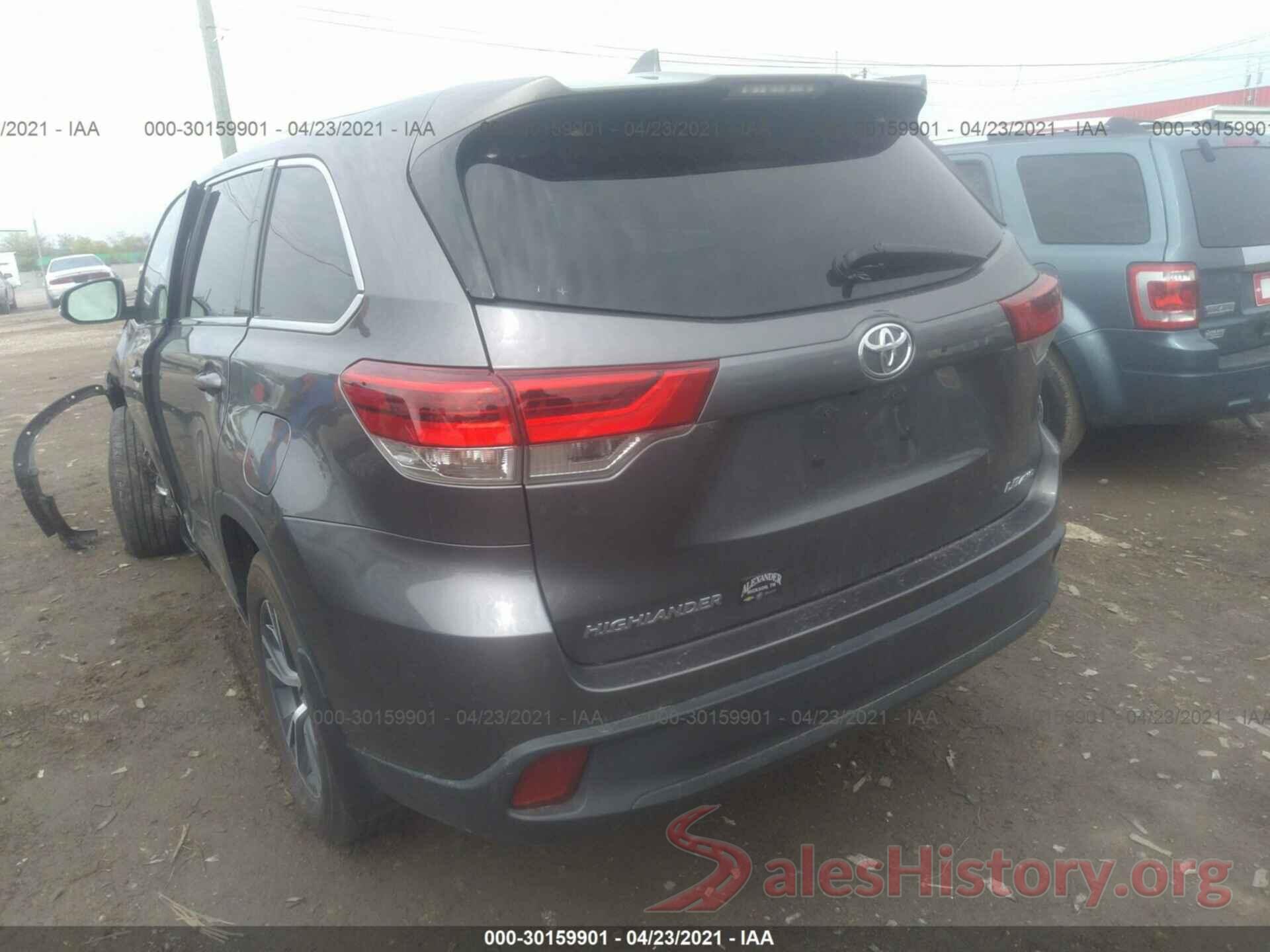 5TDBZRFH5JS493768 2018 TOYOTA HIGHLANDER