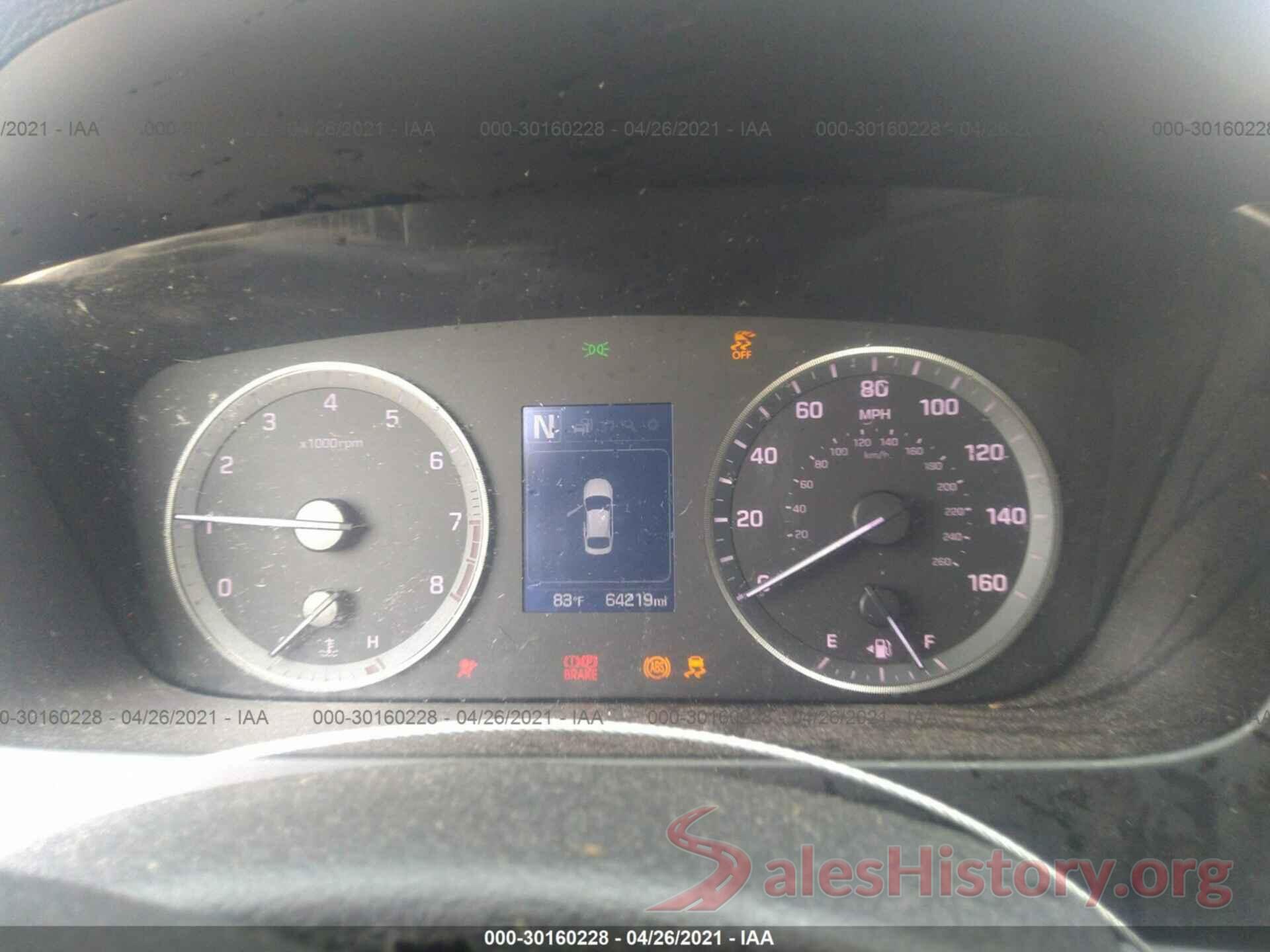 5NPE24AF9HH572824 2017 HYUNDAI SONATA