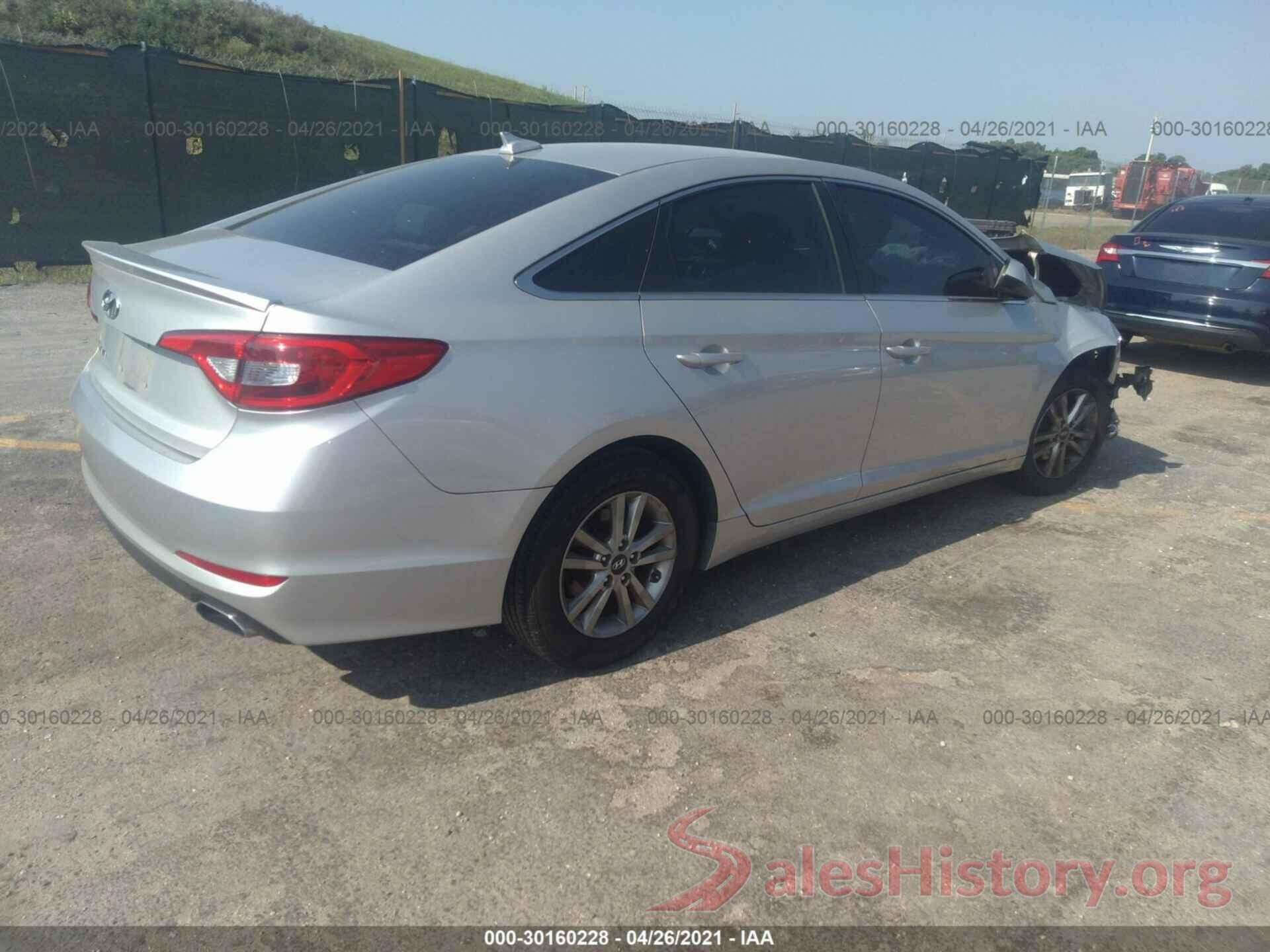 5NPE24AF9HH572824 2017 HYUNDAI SONATA