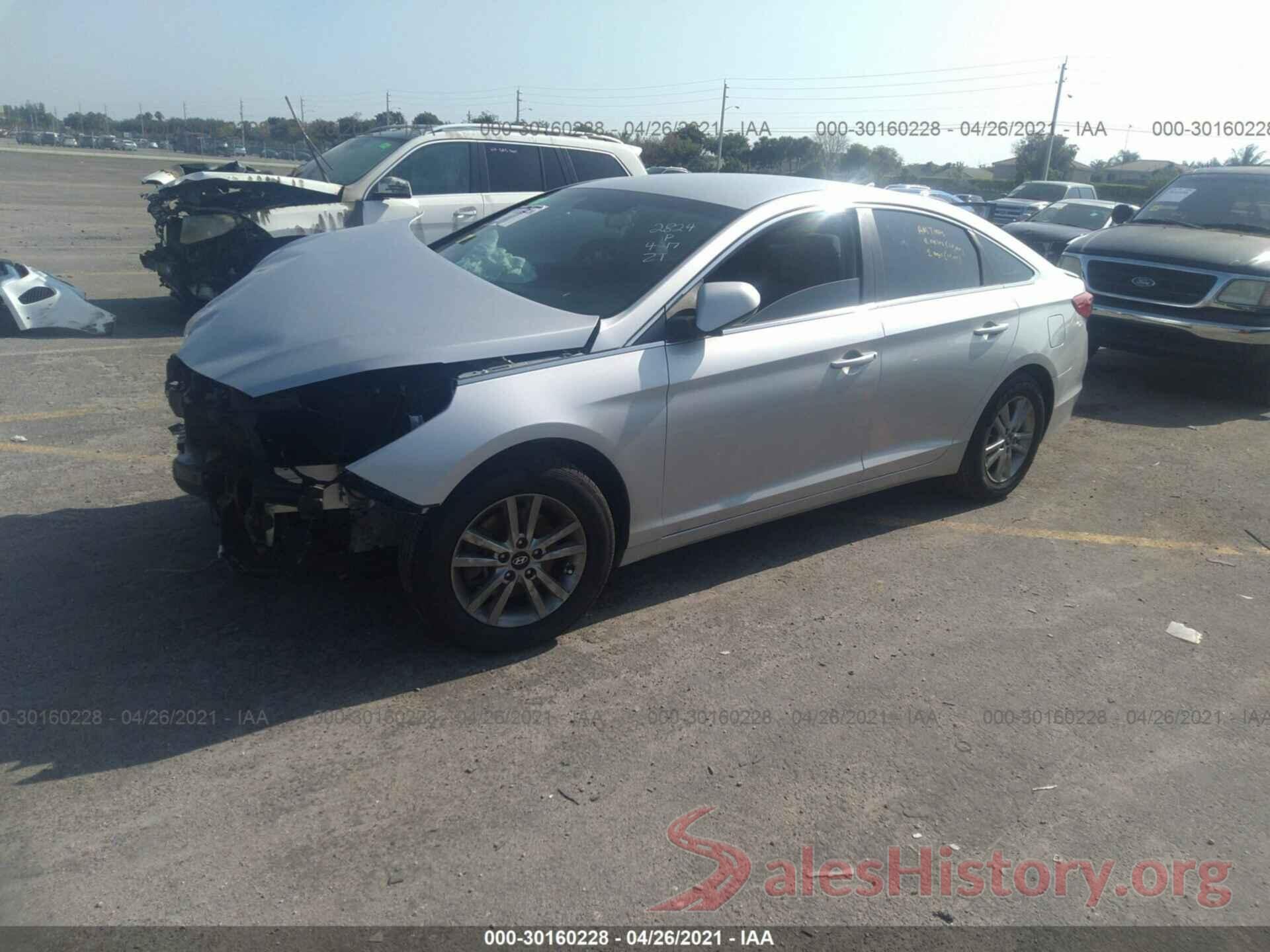 5NPE24AF9HH572824 2017 HYUNDAI SONATA