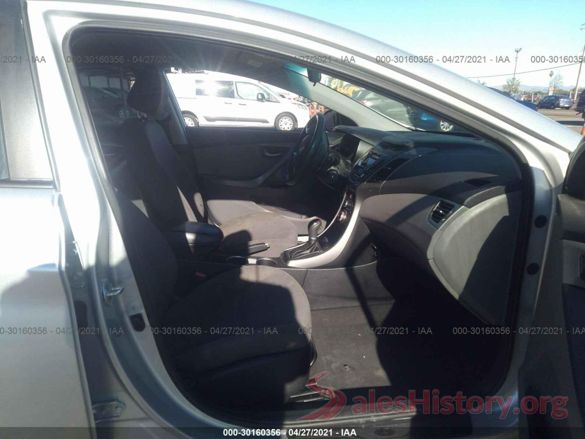 5NPDH4AE2GH728007 2016 HYUNDAI ELANTRA