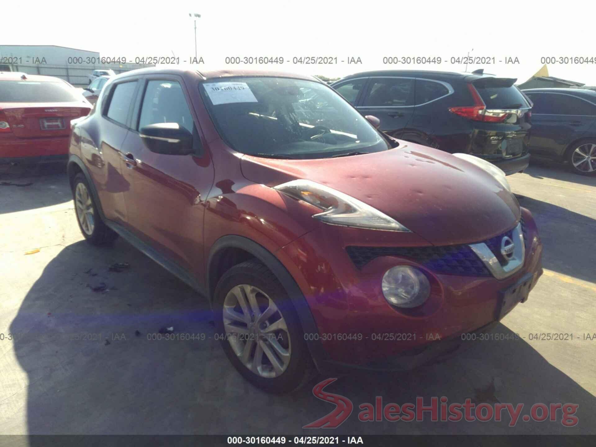 JN8AF5MR8GT600836 2016 NISSAN JUKE