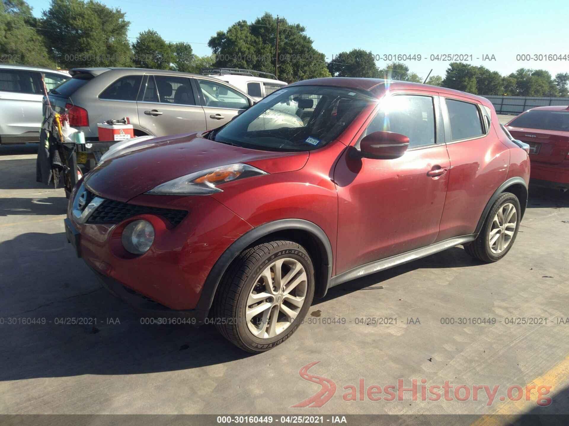 JN8AF5MR8GT600836 2016 NISSAN JUKE