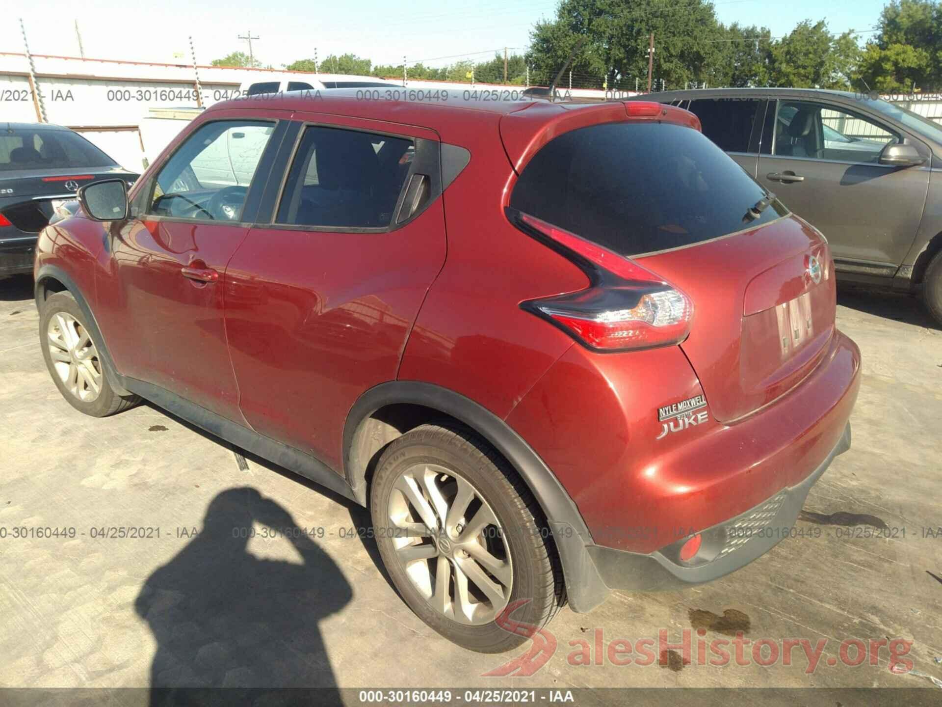 JN8AF5MR8GT600836 2016 NISSAN JUKE