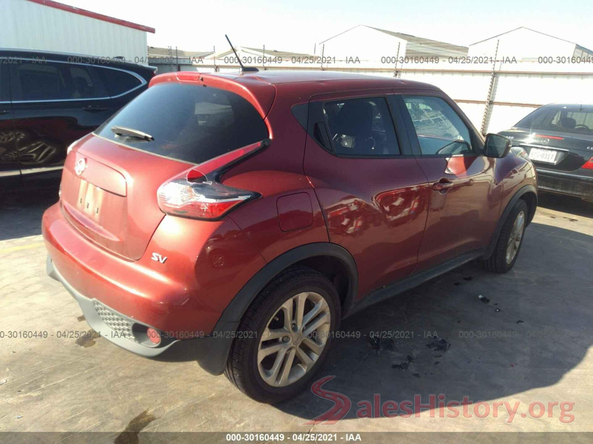 JN8AF5MR8GT600836 2016 NISSAN JUKE