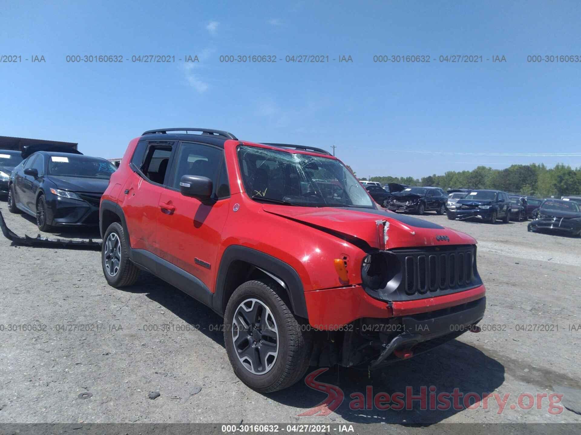 ZACCJBCT5GPD66455 2016 JEEP RENEGADE