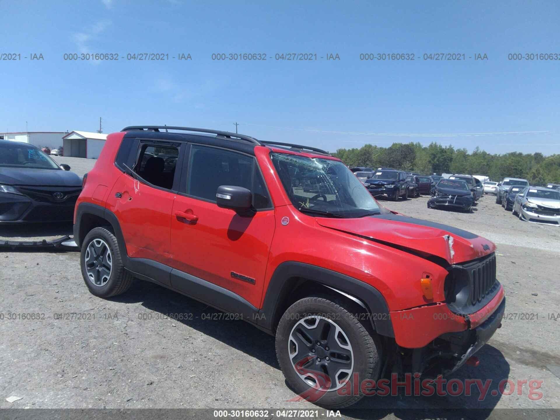 ZACCJBCT5GPD66455 2016 JEEP RENEGADE