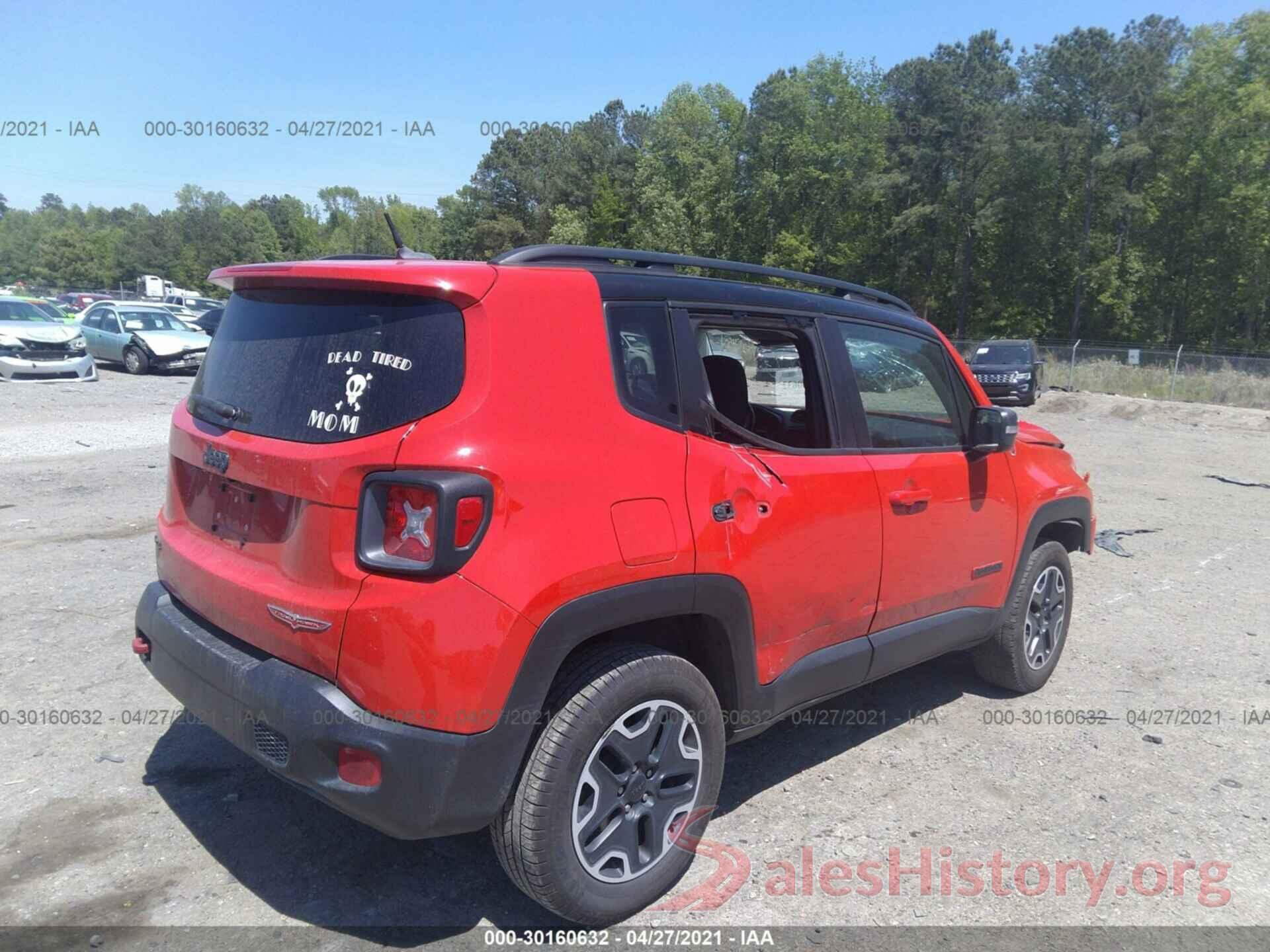 ZACCJBCT5GPD66455 2016 JEEP RENEGADE