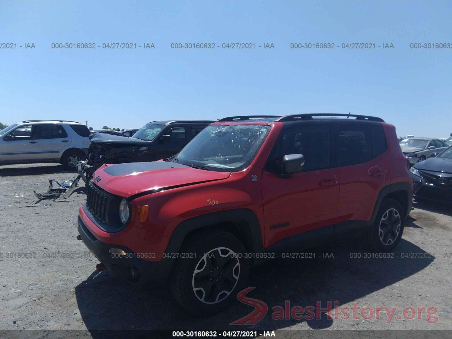 ZACCJBCT5GPD66455 2016 JEEP RENEGADE