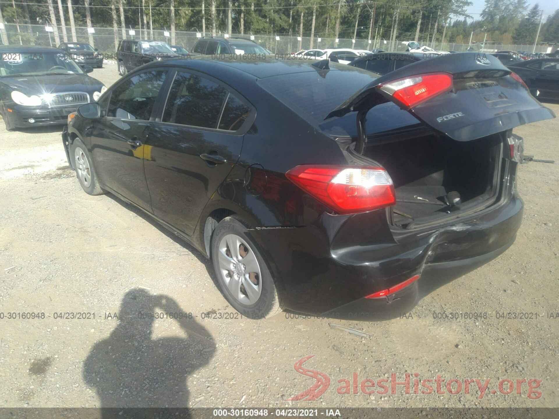 KNAFK4A66G5528134 2016 KIA FORTE