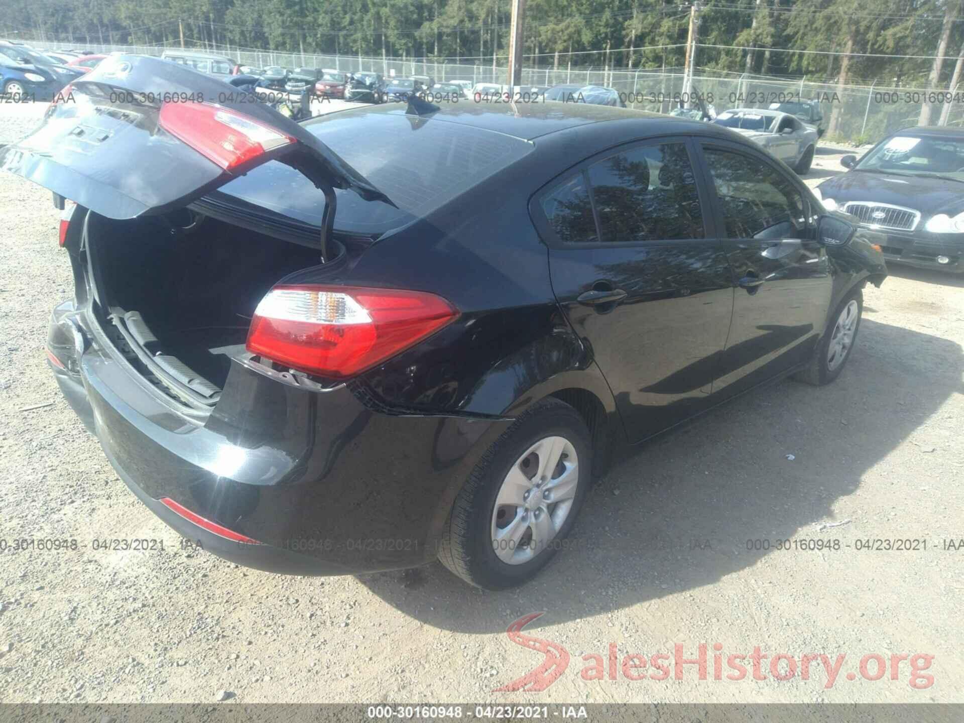 KNAFK4A66G5528134 2016 KIA FORTE