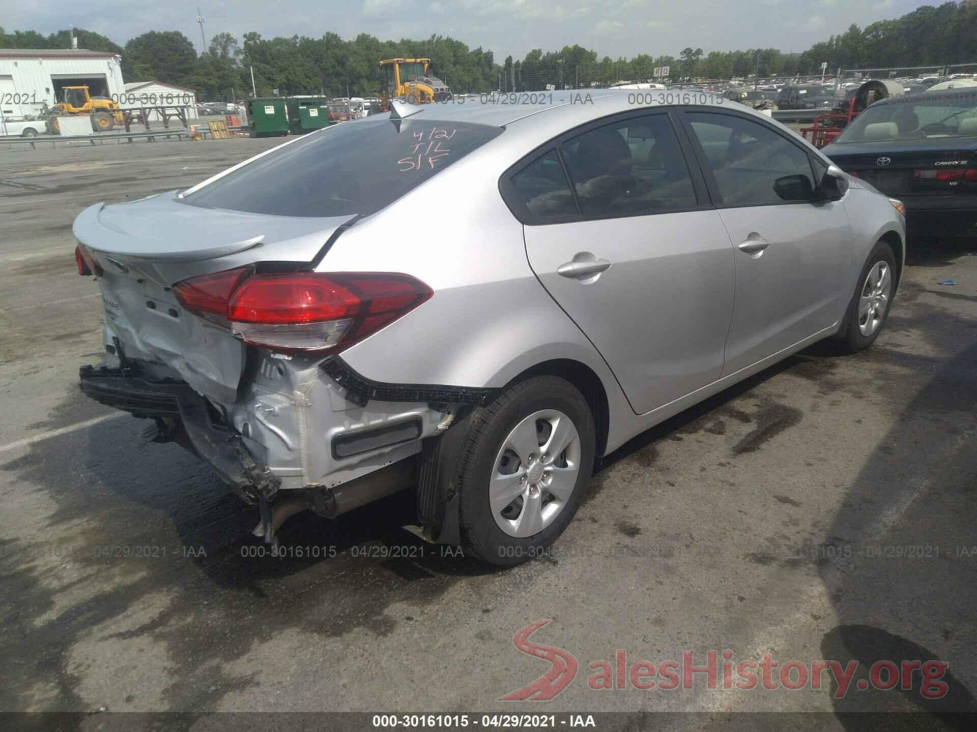 3KPFK4A74HE138750 2017 KIA FORTE