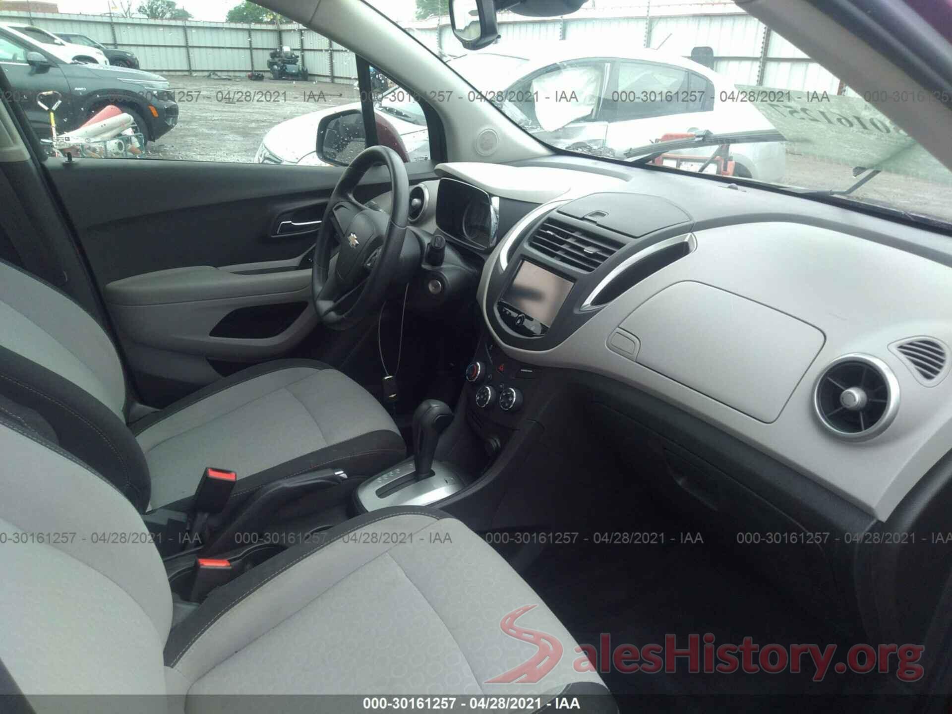 3GNCJKSB6GL267832 2016 CHEVROLET TRAX