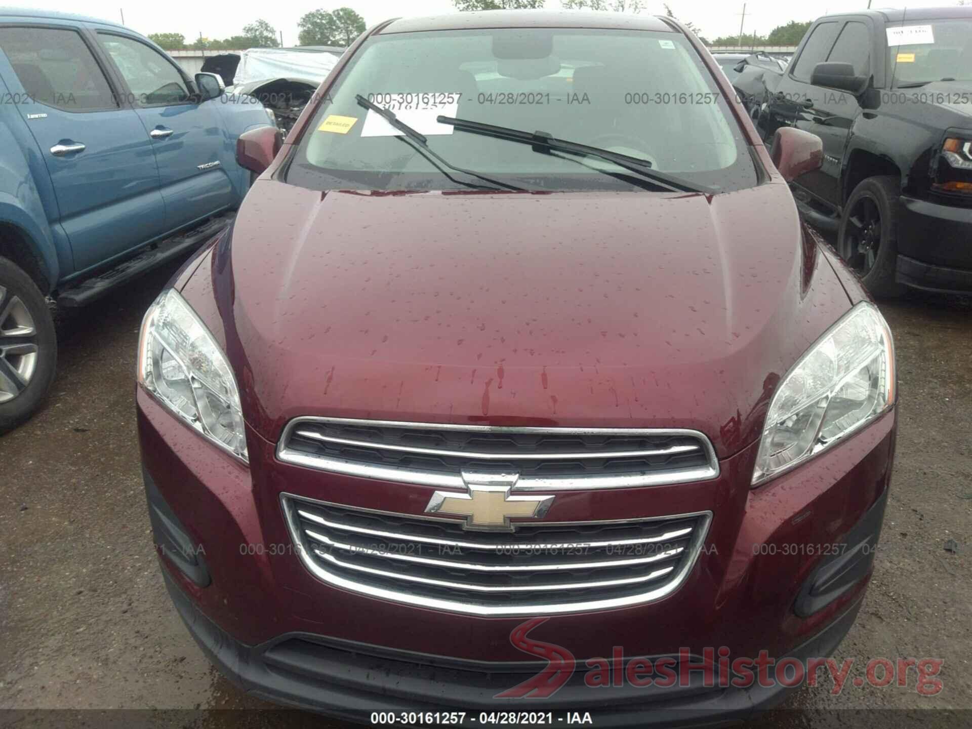 3GNCJKSB6GL267832 2016 CHEVROLET TRAX