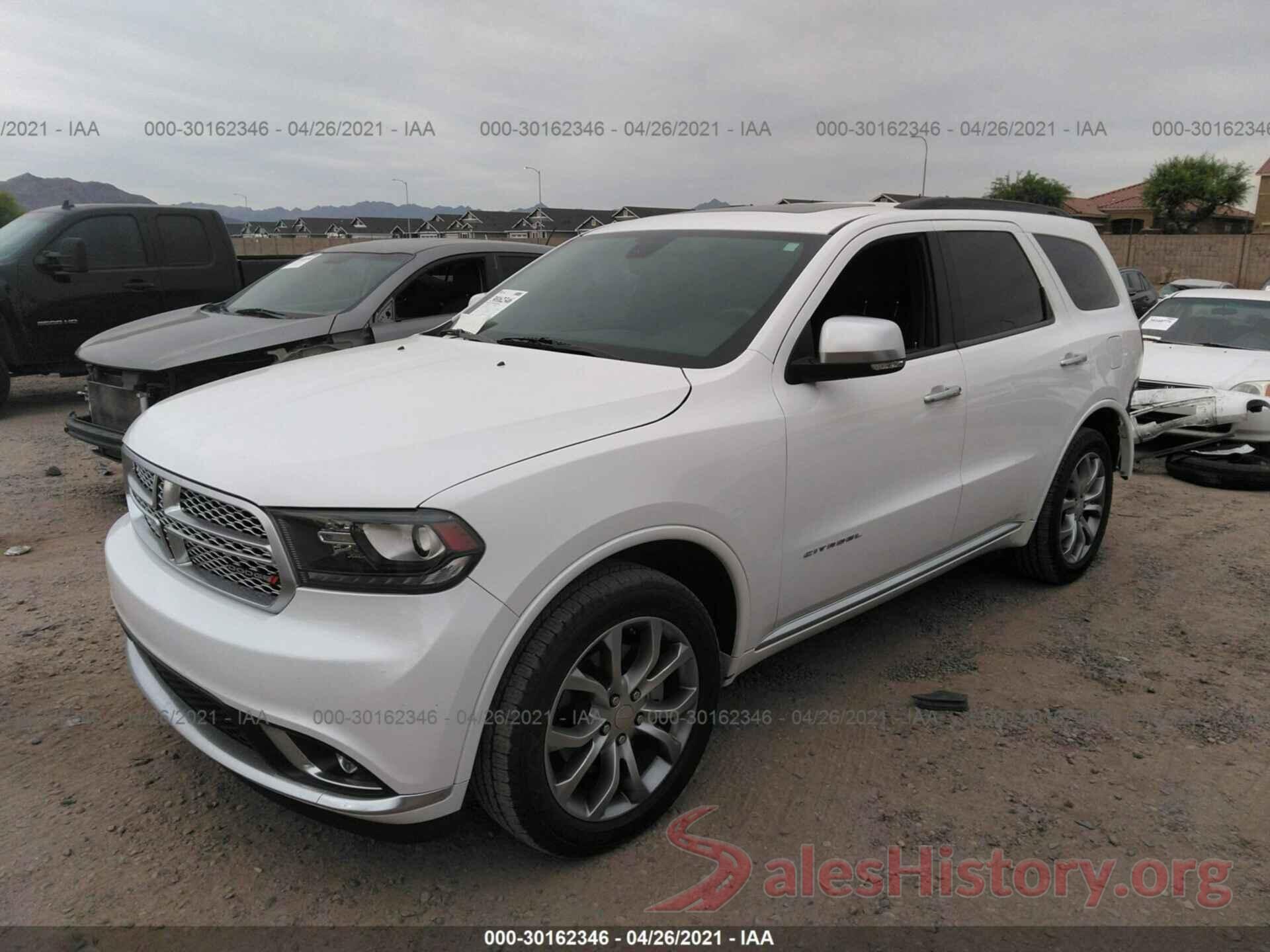 1C4RDJEG9HC627345 2017 DODGE DURANGO