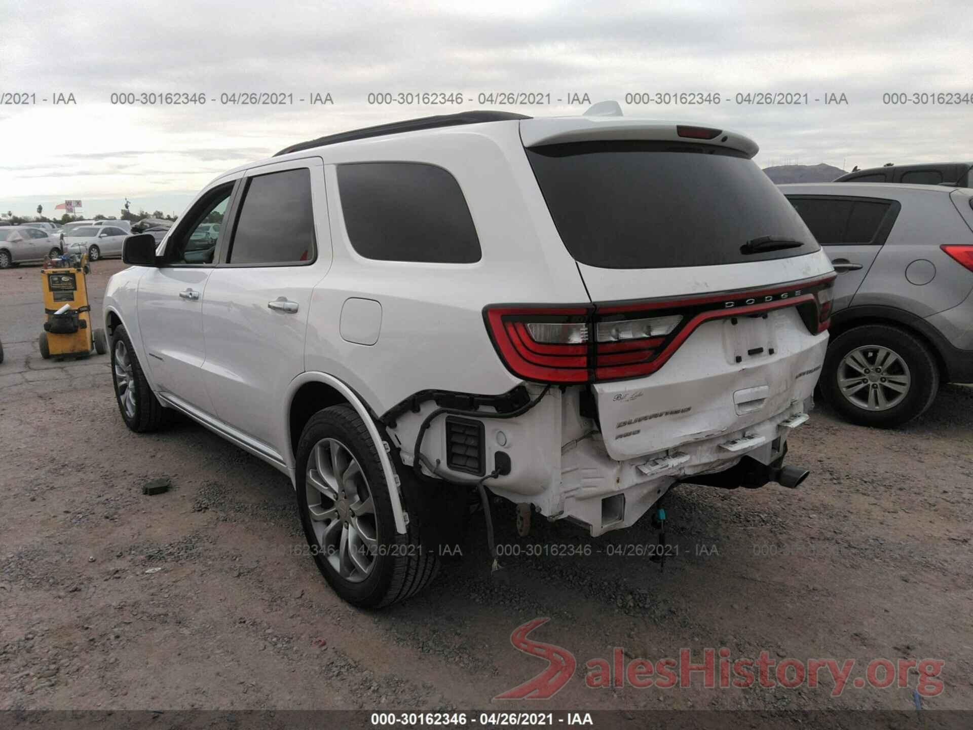 1C4RDJEG9HC627345 2017 DODGE DURANGO