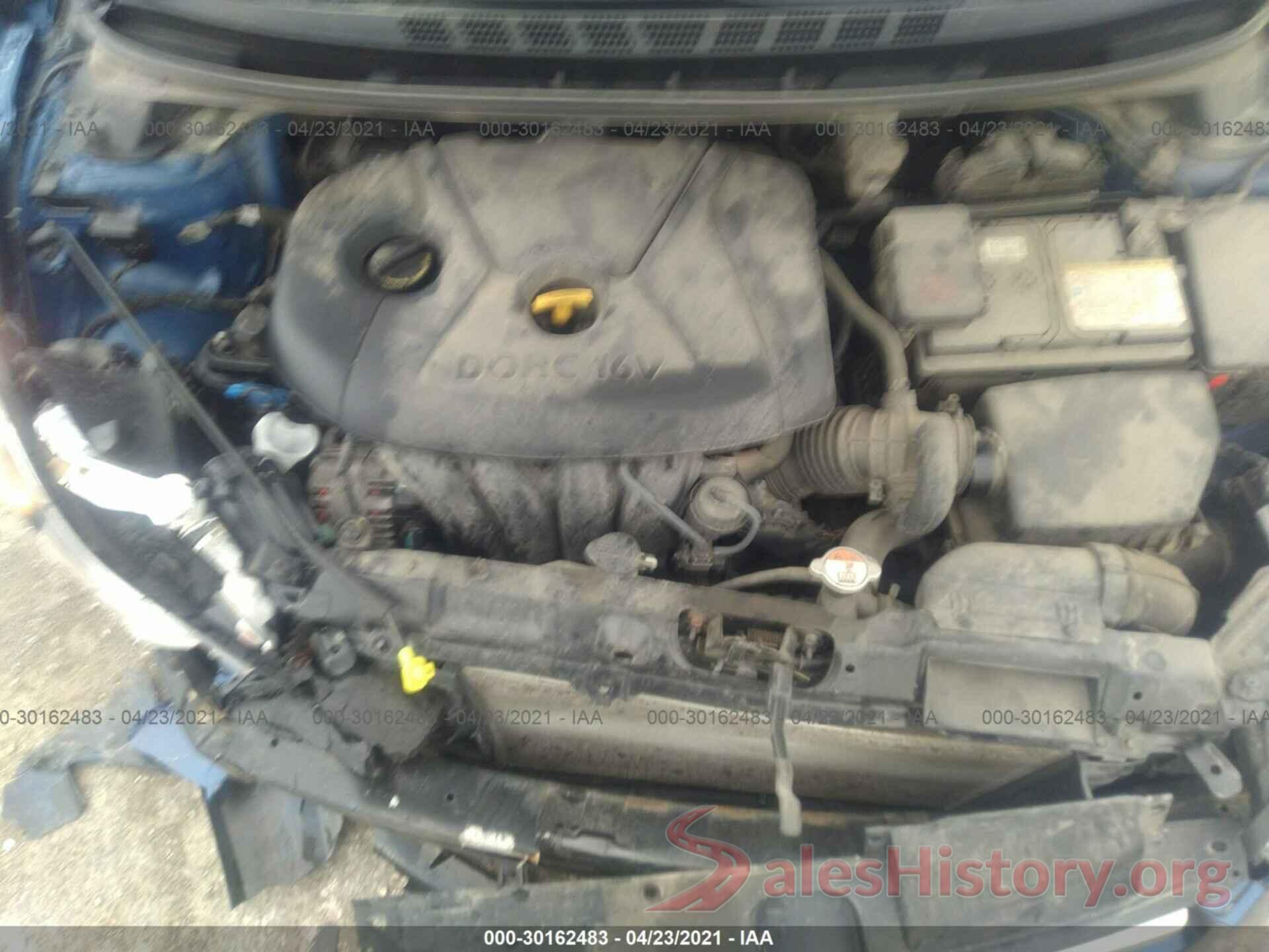 5NPDH4AE6GH682455 2016 HYUNDAI ELANTRA