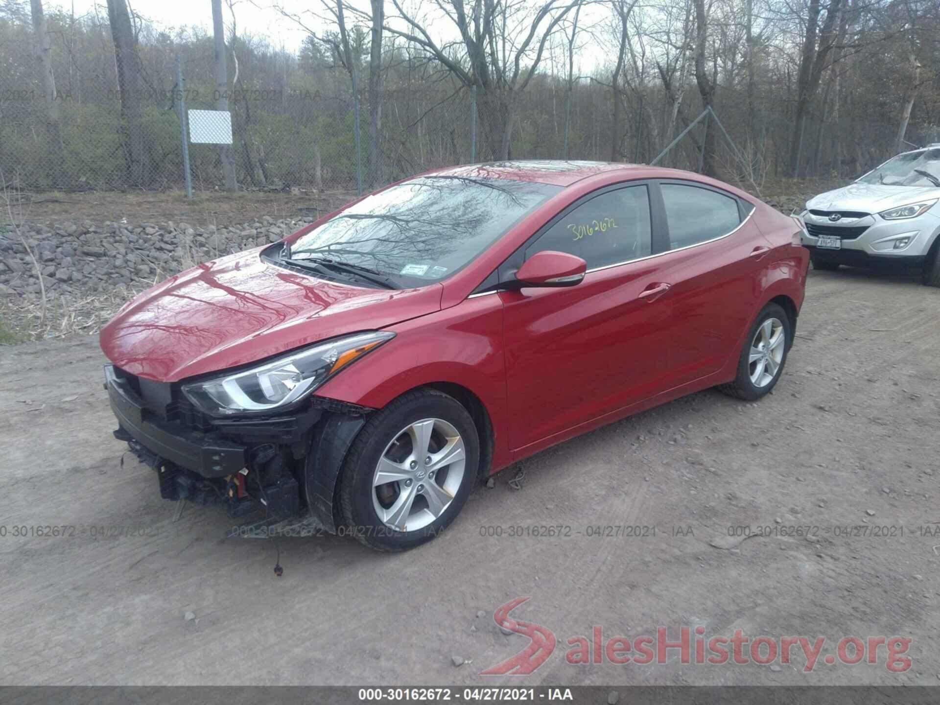 KMHDH4AE2GU546082 2016 HYUNDAI ELANTRA