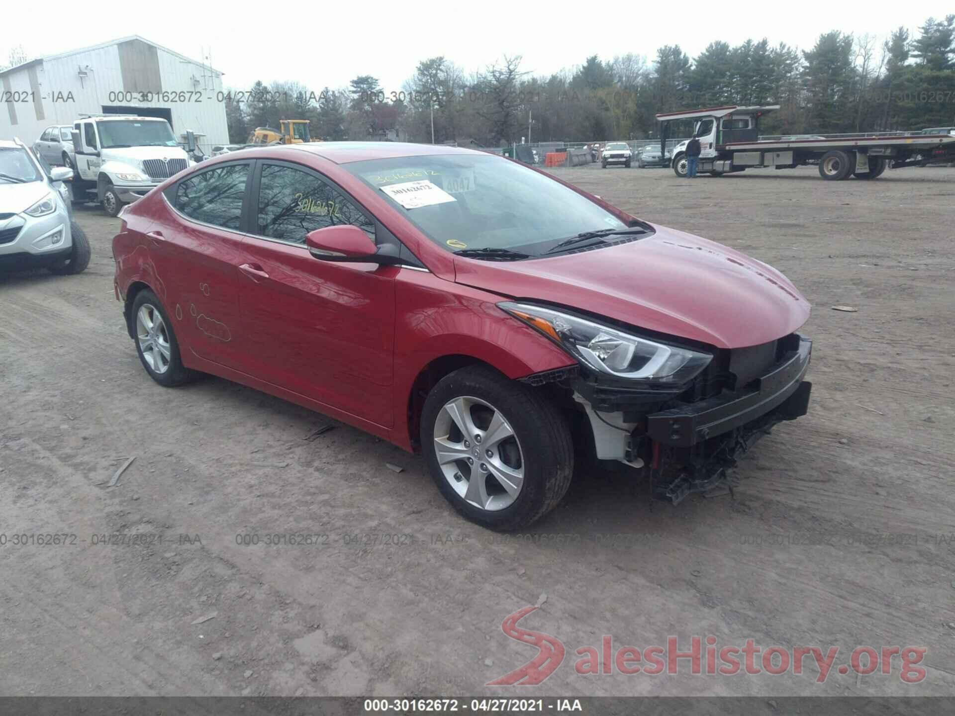 KMHDH4AE2GU546082 2016 HYUNDAI ELANTRA