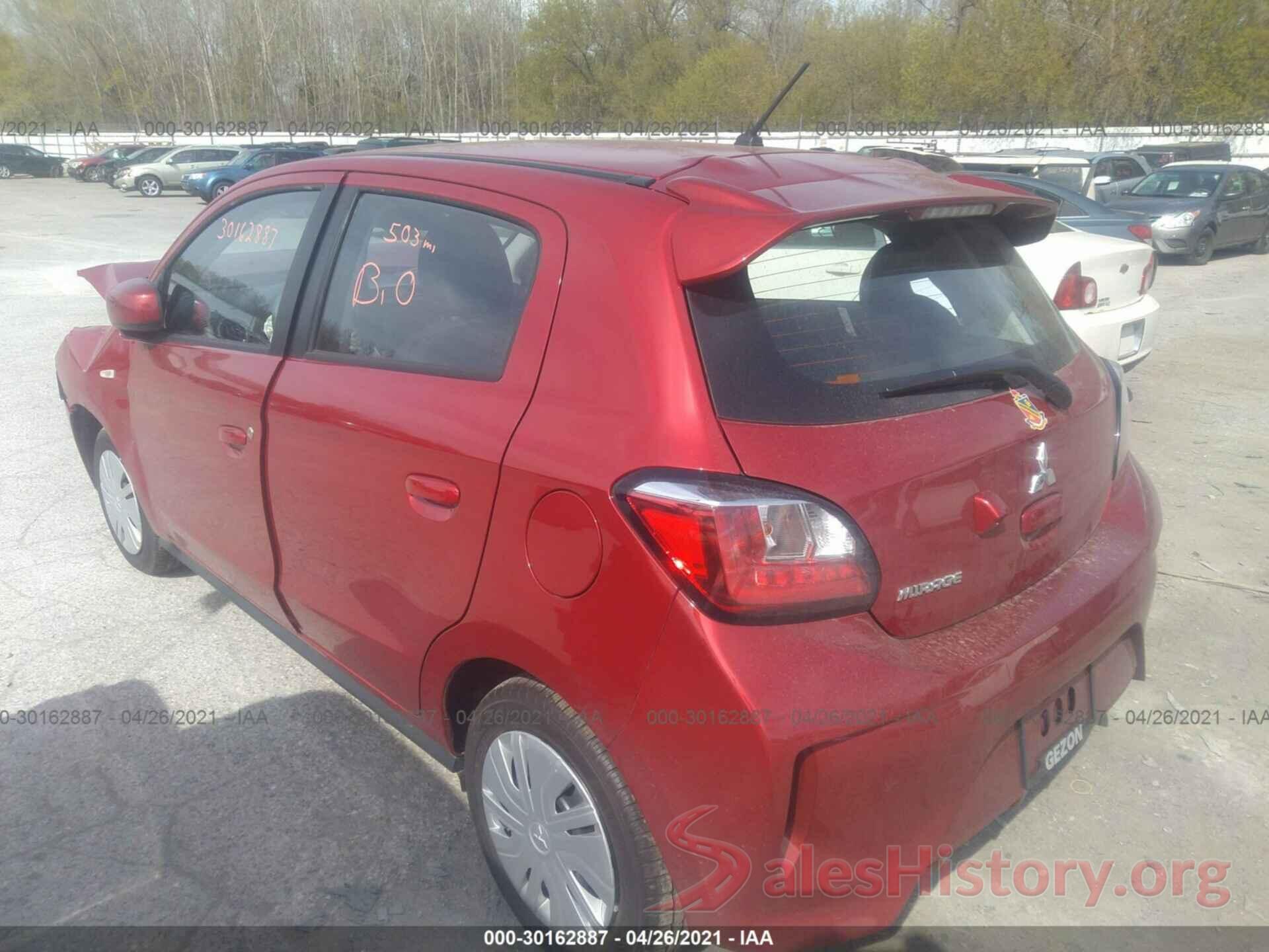 ML32AUHJ7MH002848 2021 MITSUBISHI MIRAGE