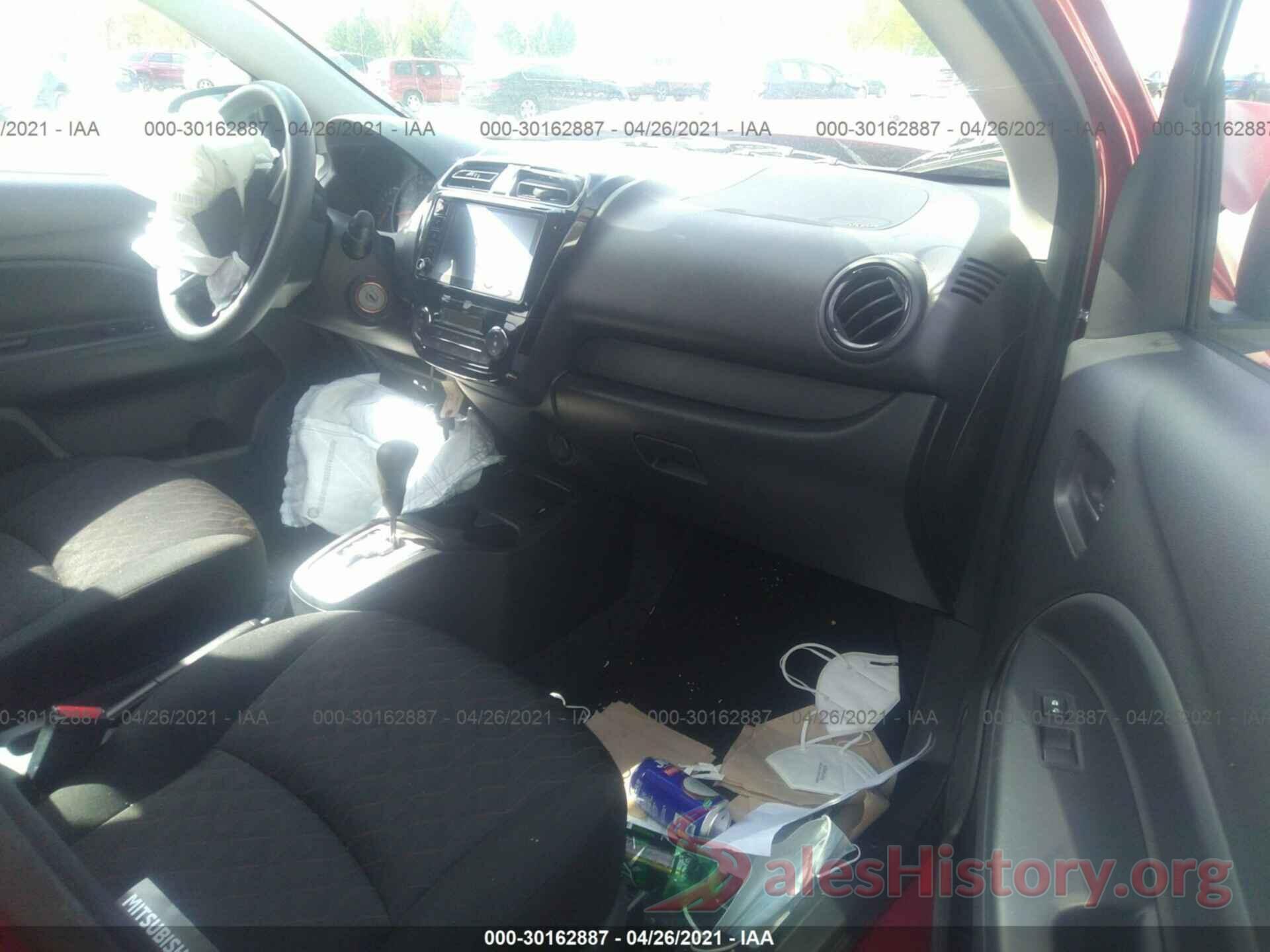 ML32AUHJ7MH002848 2021 MITSUBISHI MIRAGE