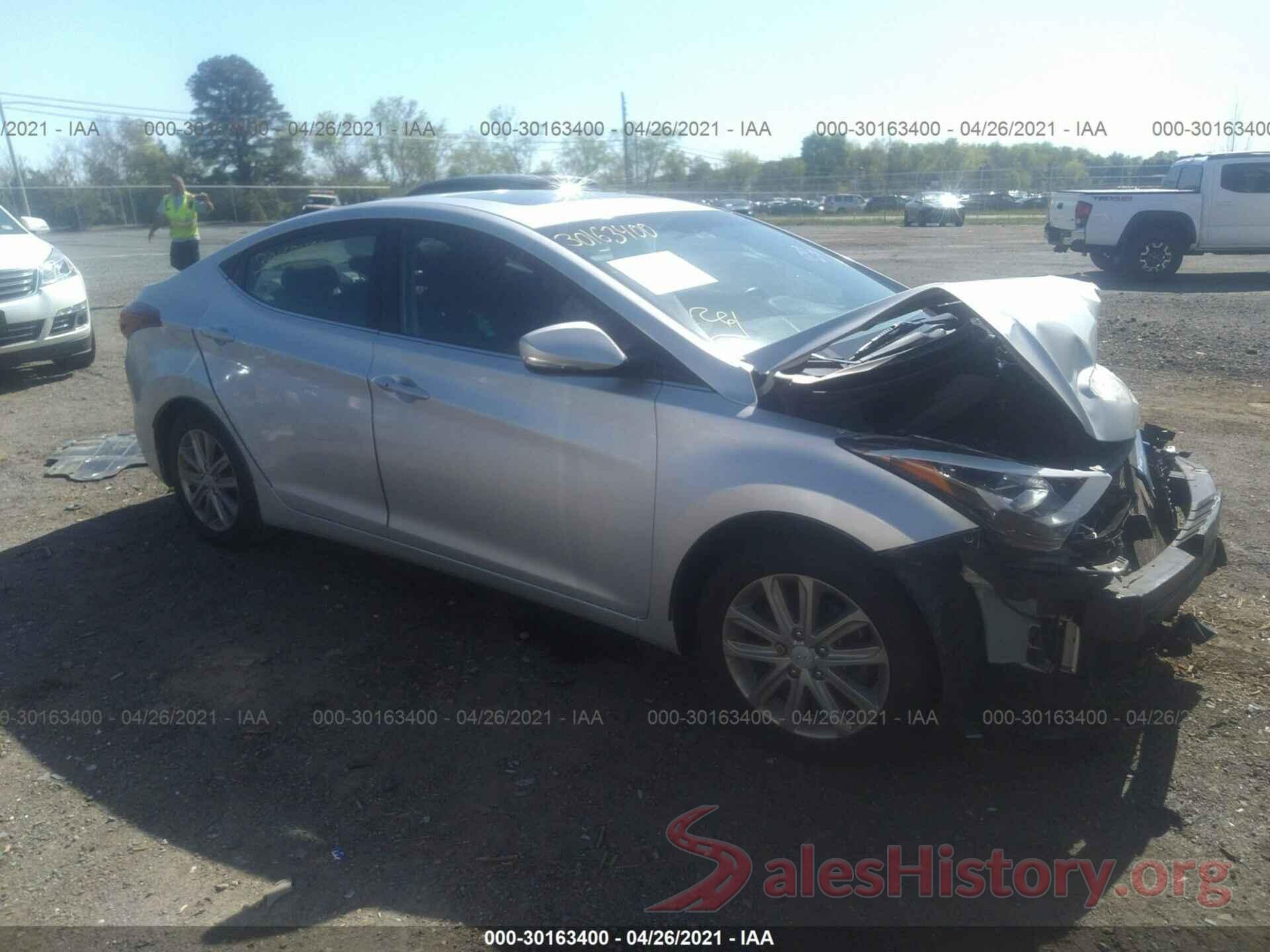 KMHDH4AE2GU567403 2016 HYUNDAI ELANTRA