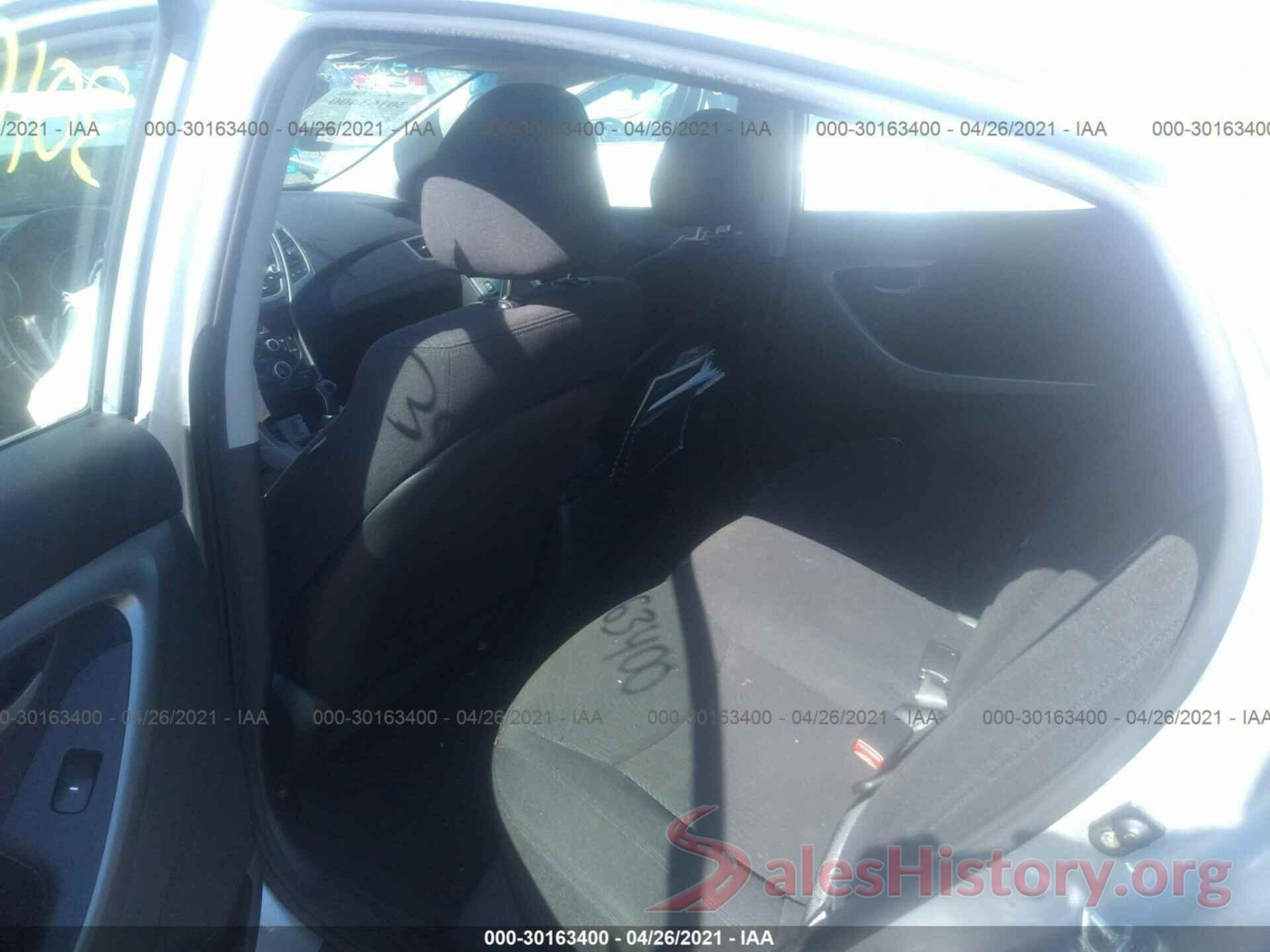 KMHDH4AE2GU567403 2016 HYUNDAI ELANTRA