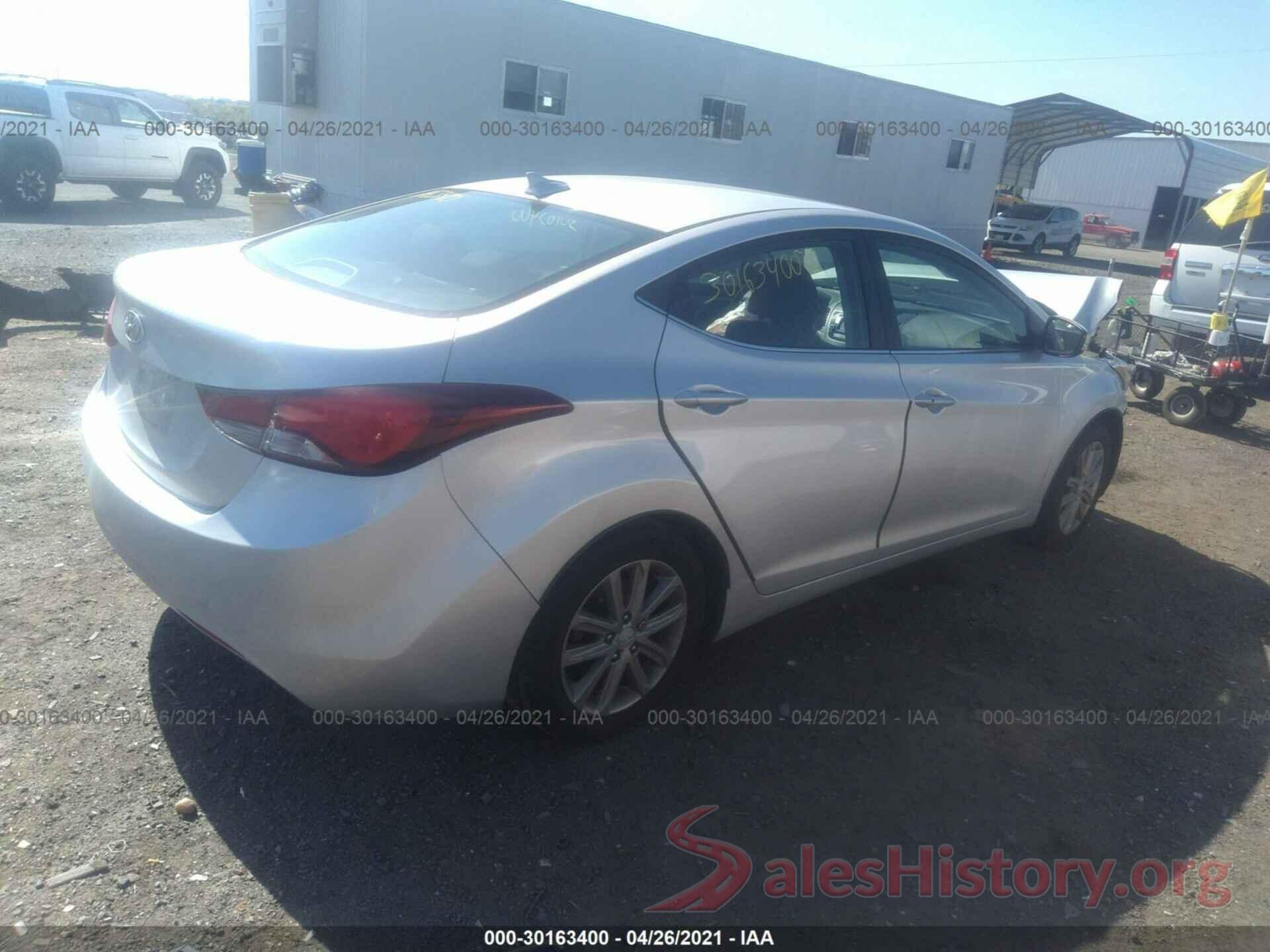 KMHDH4AE2GU567403 2016 HYUNDAI ELANTRA