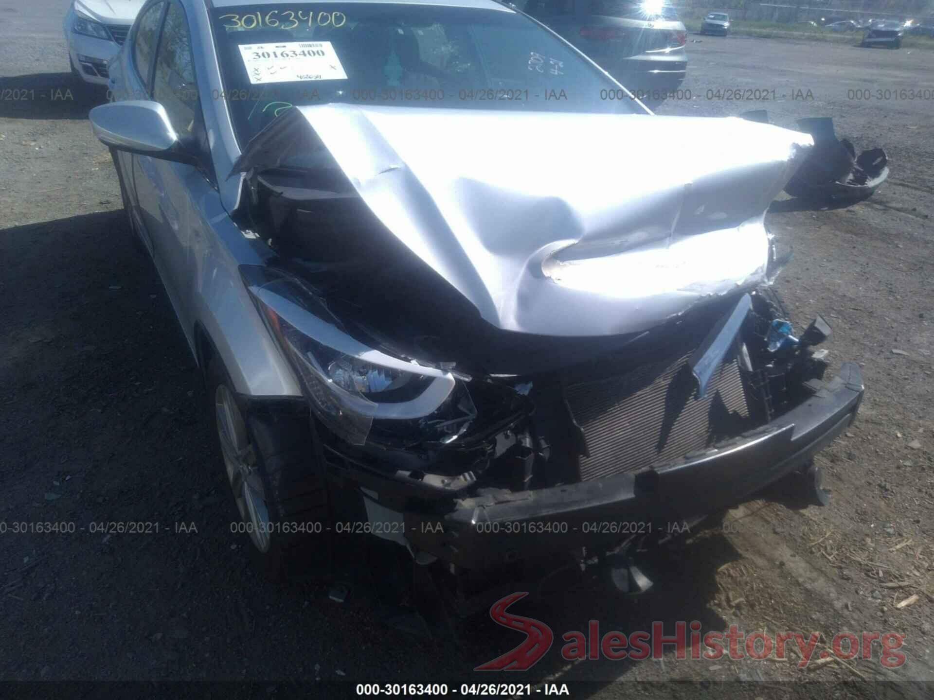 KMHDH4AE2GU567403 2016 HYUNDAI ELANTRA