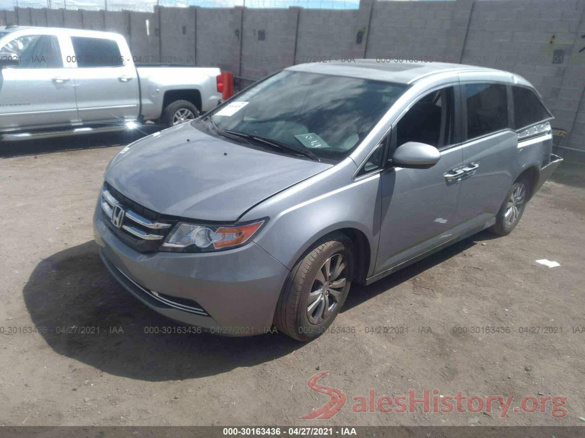 5FNRL5H6XHB003425 2017 HONDA ODYSSEY