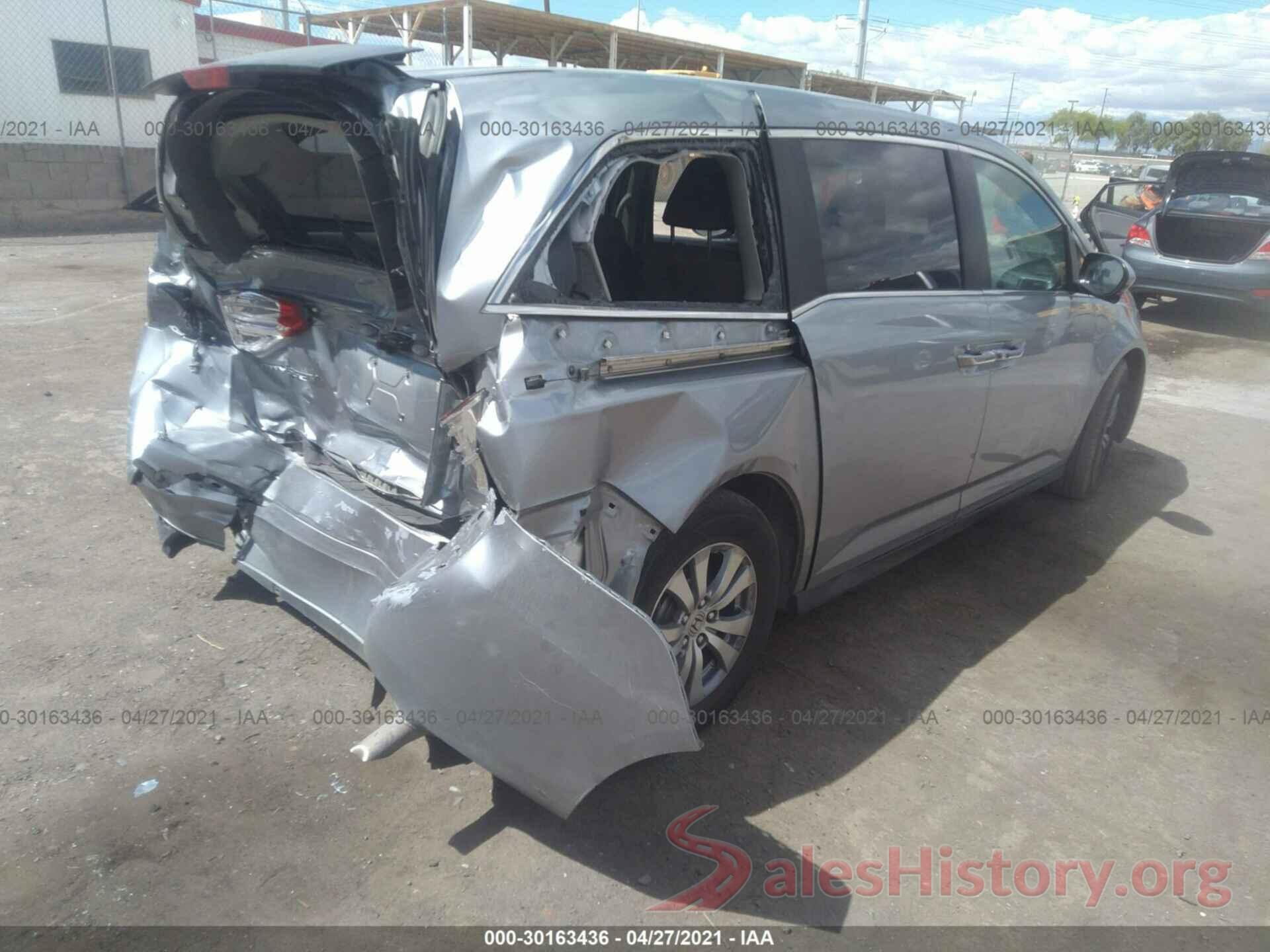 5FNRL5H6XHB003425 2017 HONDA ODYSSEY