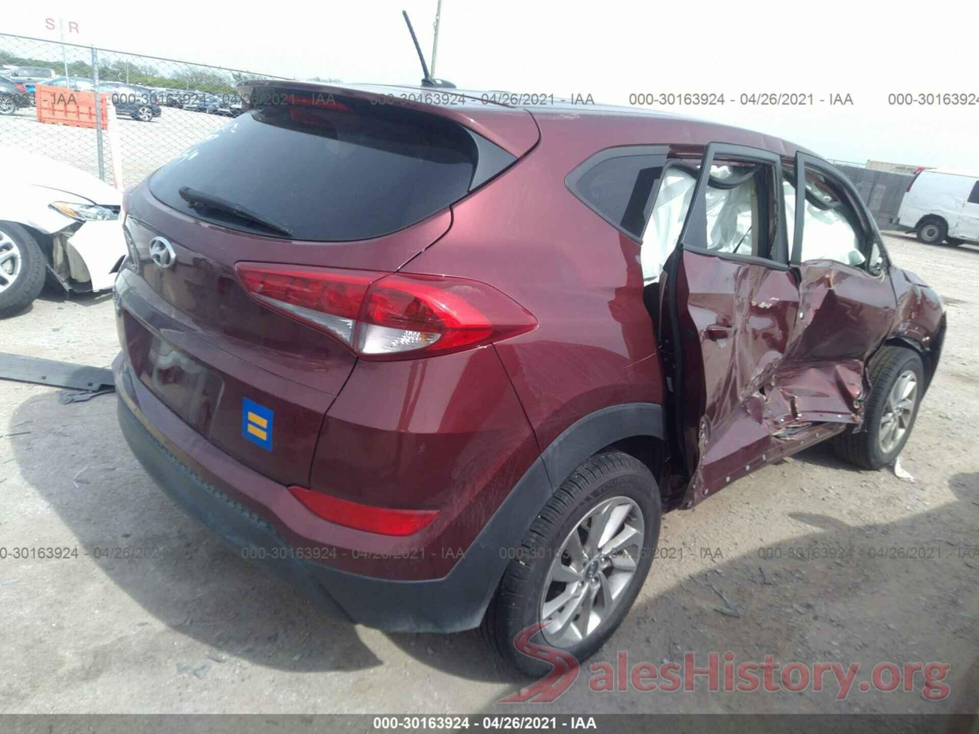 KM8J23A44HU266204 2017 HYUNDAI TUCSON