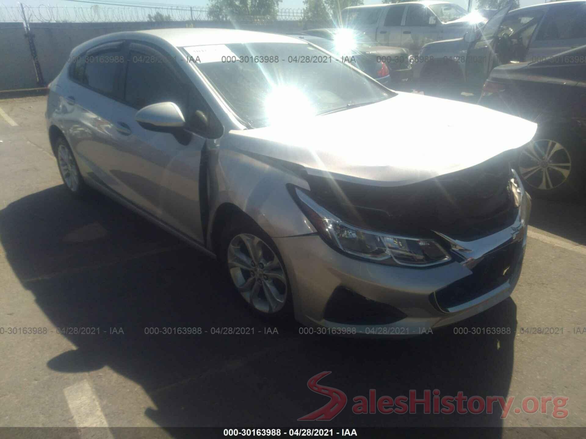 3G1BC6SM9KS604346 2019 CHEVROLET CRUZE