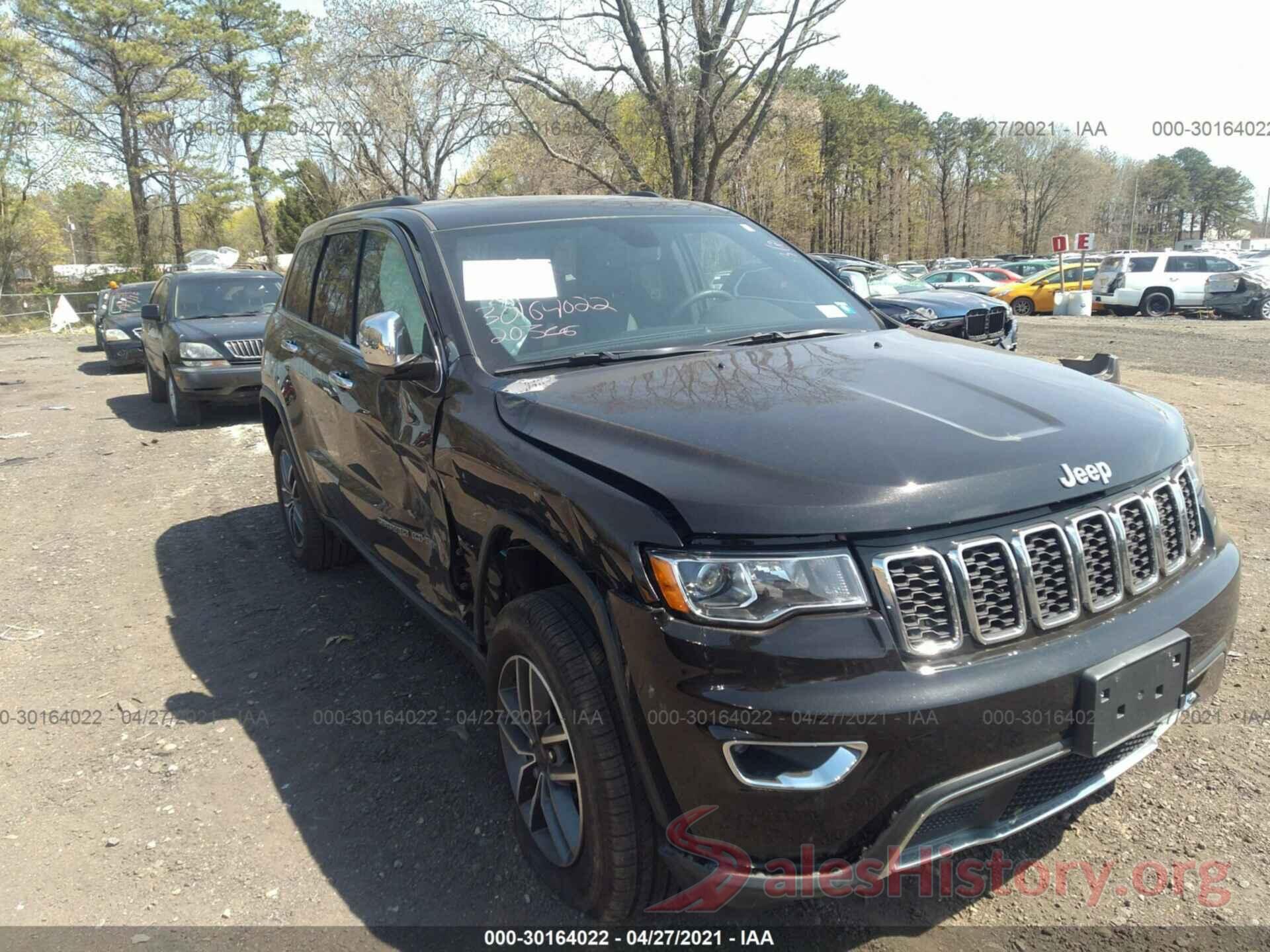 1C4RJFBG1LC363010 2020 JEEP GRAND CHEROKEE