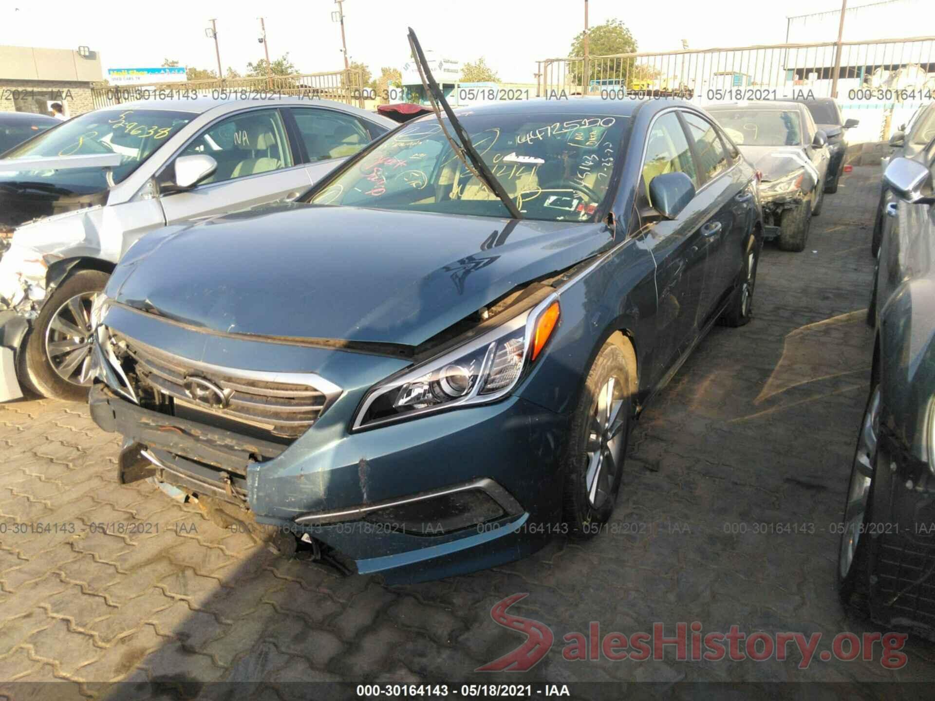 5NPE24AFXHH458444 2017 HYUNDAI SONATA