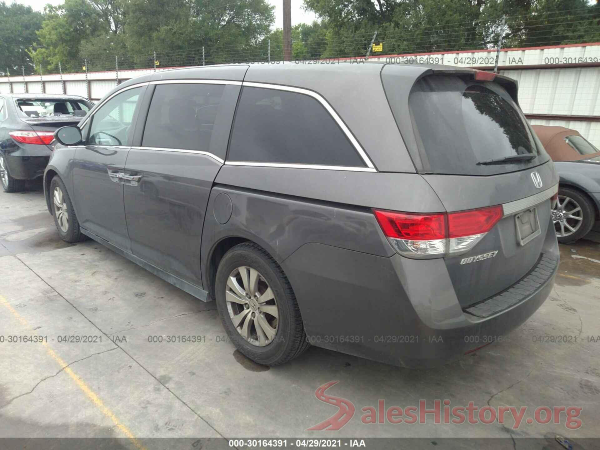 5FNRL5H69GB047706 2016 HONDA ODYSSEY