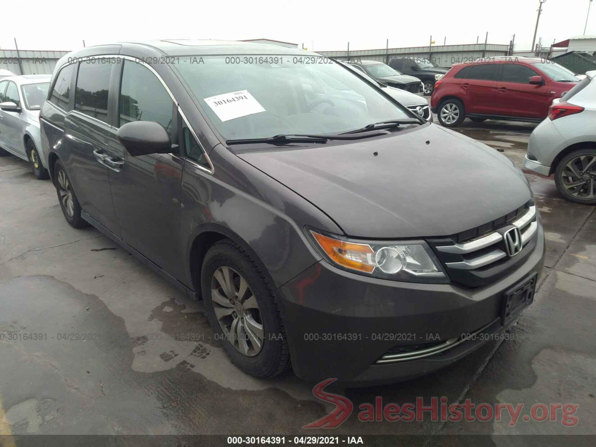 5FNRL5H69GB047706 2016 HONDA ODYSSEY