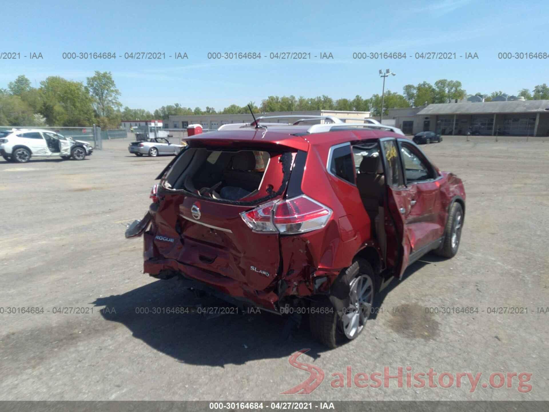 5N1AT2MV8GC754068 2016 NISSAN ROGUE