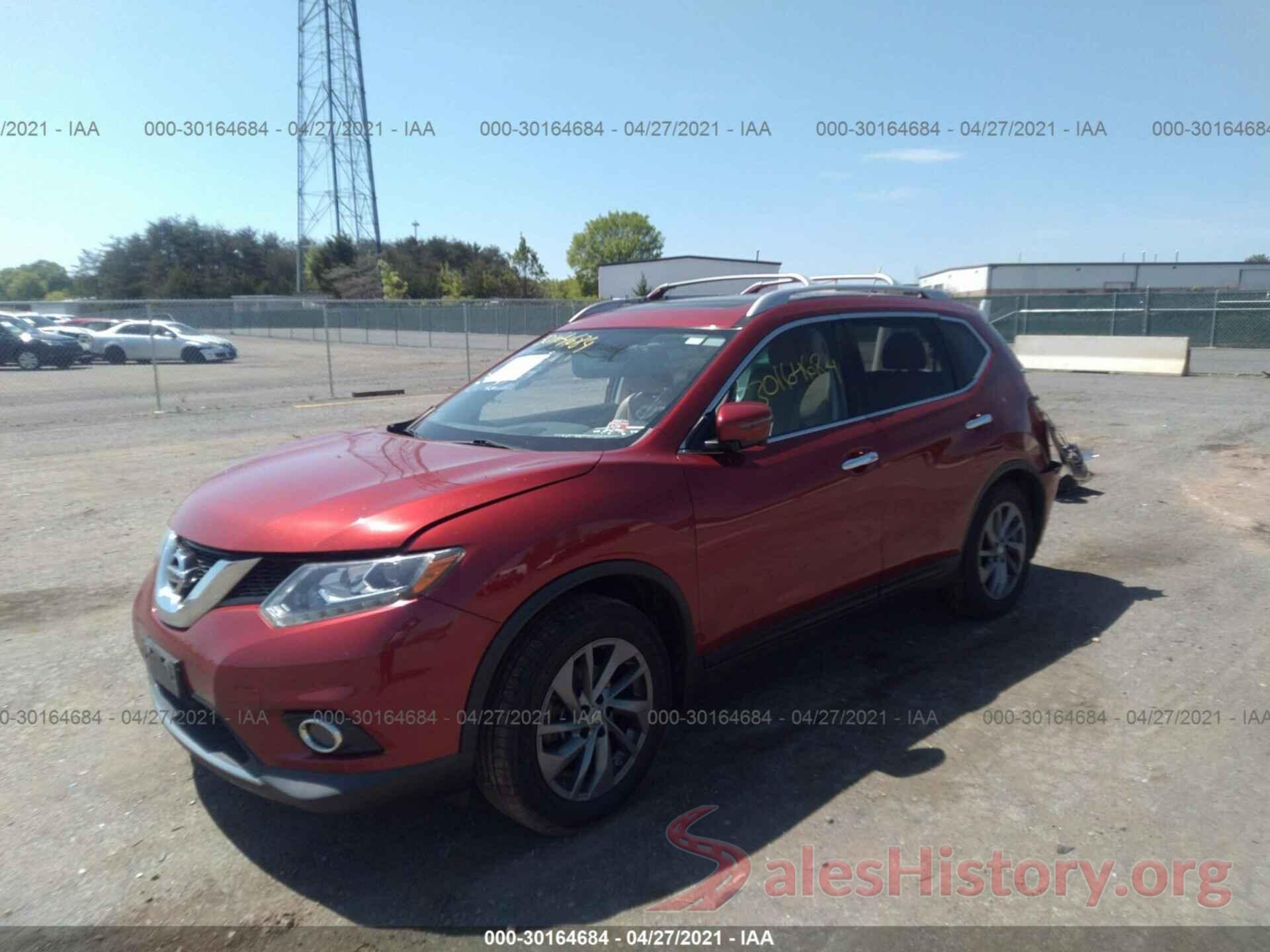 5N1AT2MV8GC754068 2016 NISSAN ROGUE