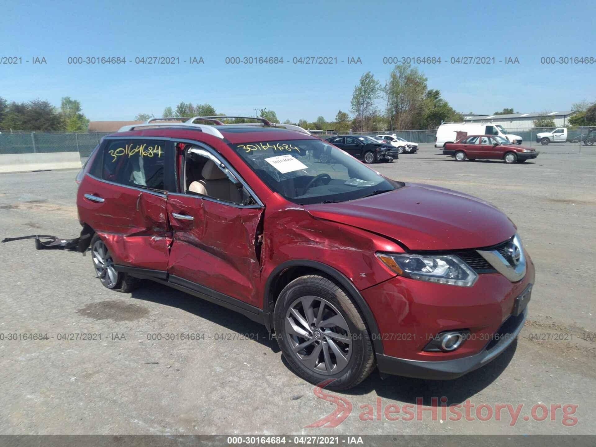 5N1AT2MV8GC754068 2016 NISSAN ROGUE