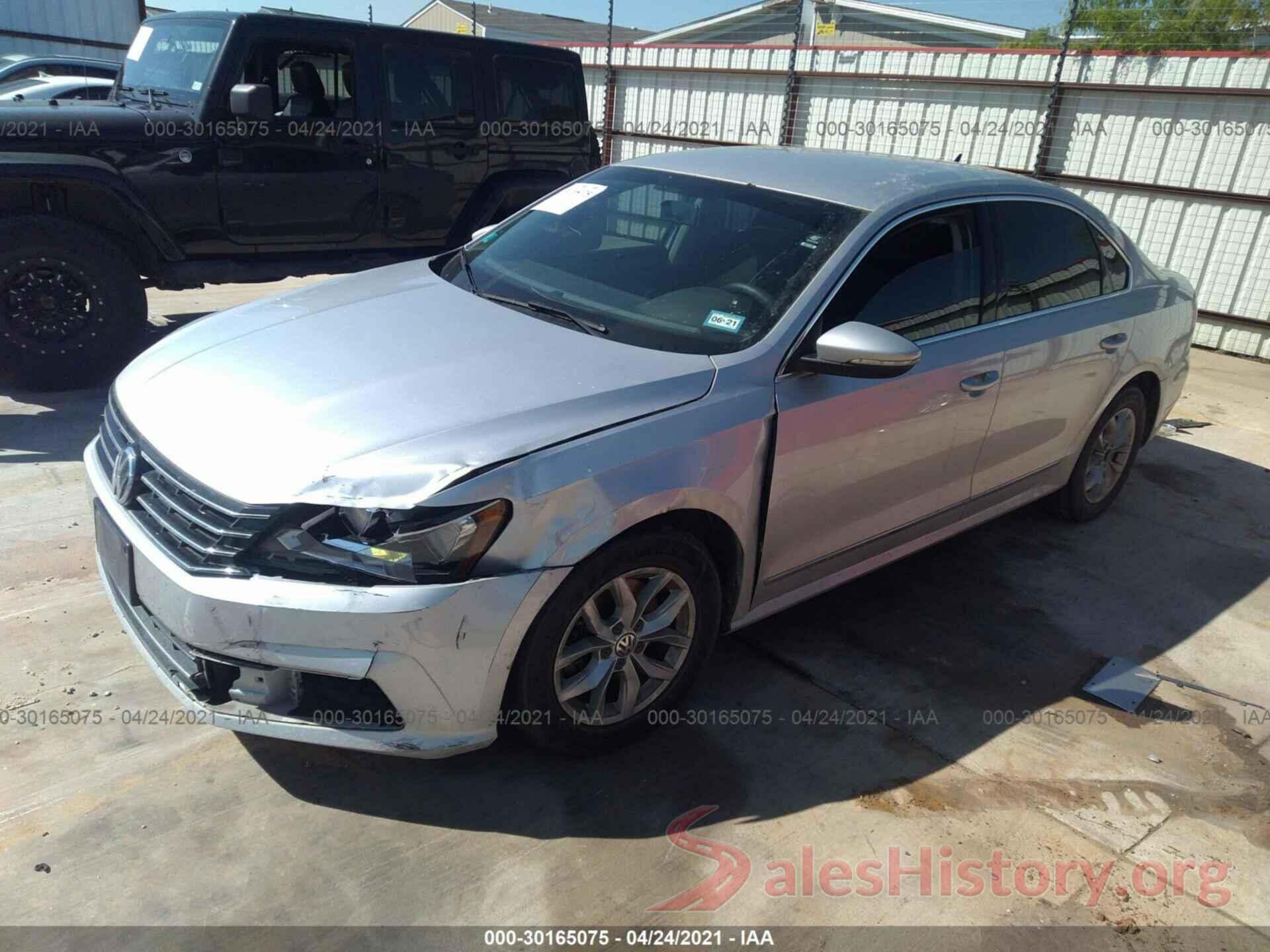 1VWAS7A35GC041147 2016 VOLKSWAGEN PASSAT