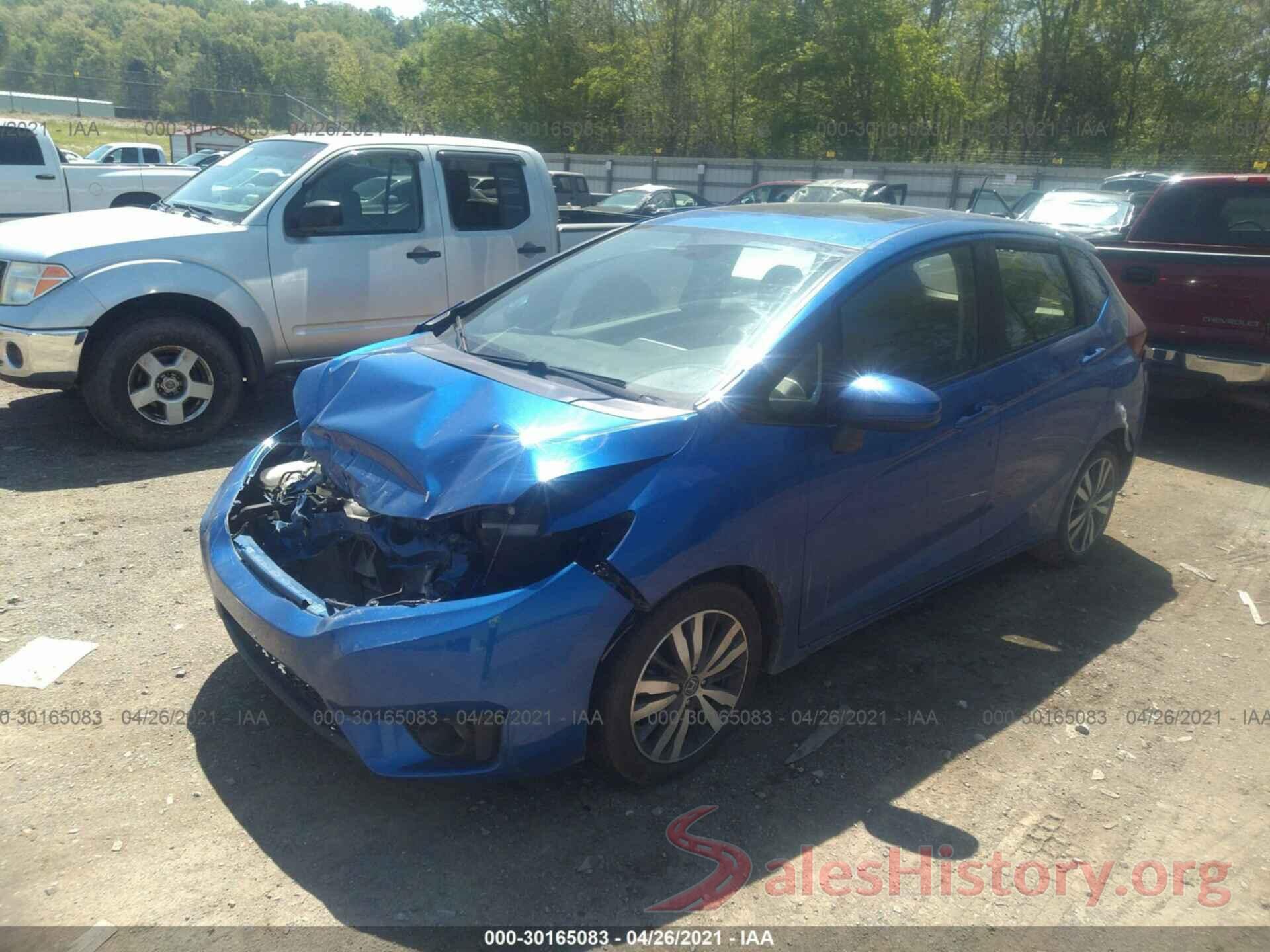 JHMGK5H78HS007834 2017 HONDA FIT