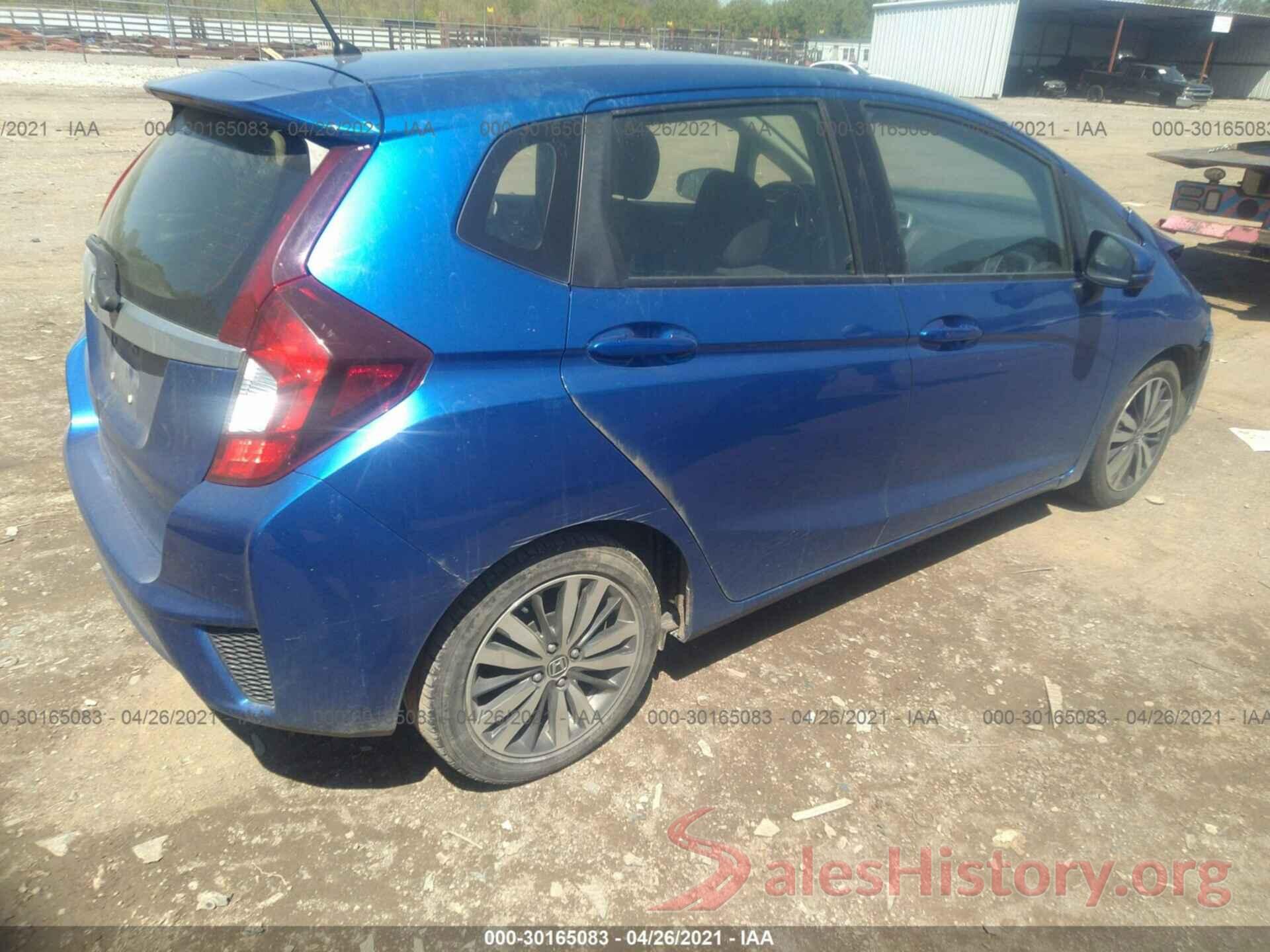 JHMGK5H78HS007834 2017 HONDA FIT