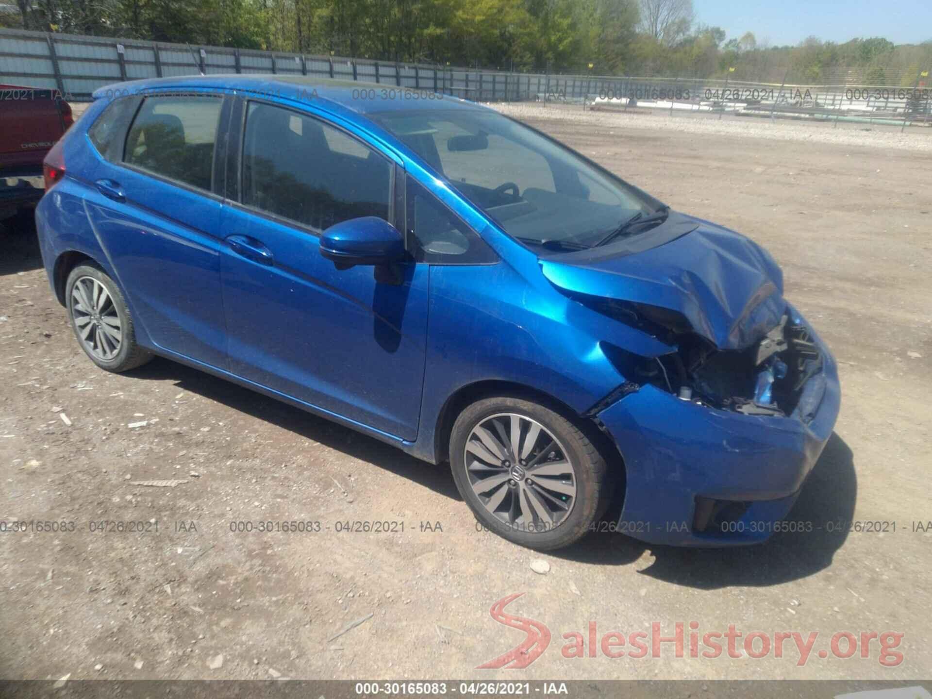 JHMGK5H78HS007834 2017 HONDA FIT