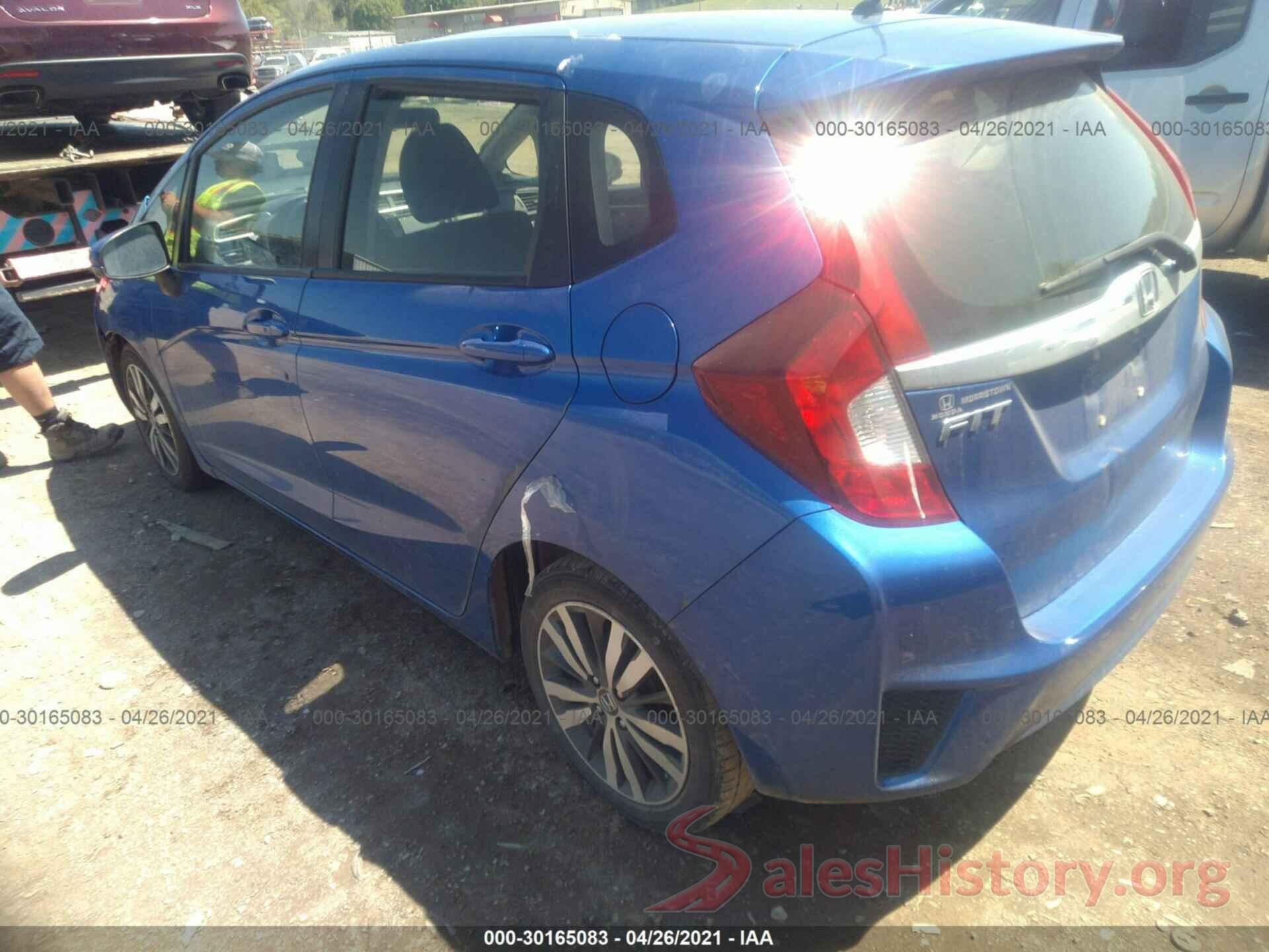 JHMGK5H78HS007834 2017 HONDA FIT