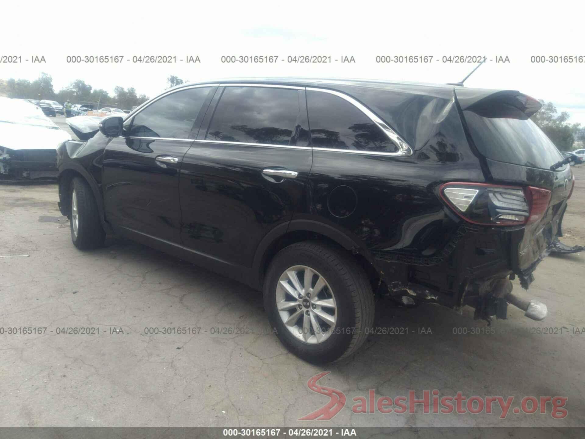 5XYPG4A32KG586000 2019 KIA SORENTO