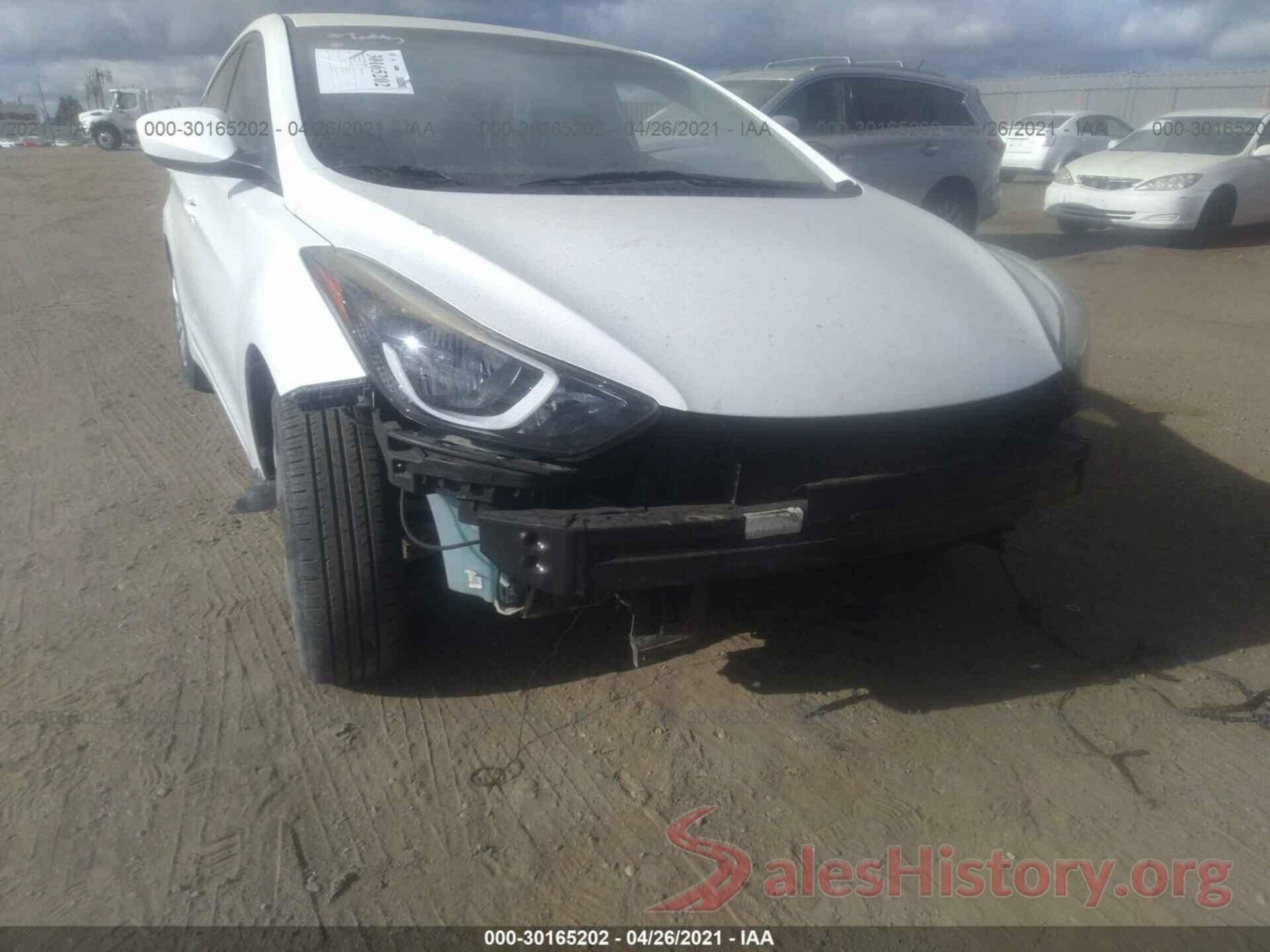 5NPDH4AE5GH740636 2016 HYUNDAI ELANTRA