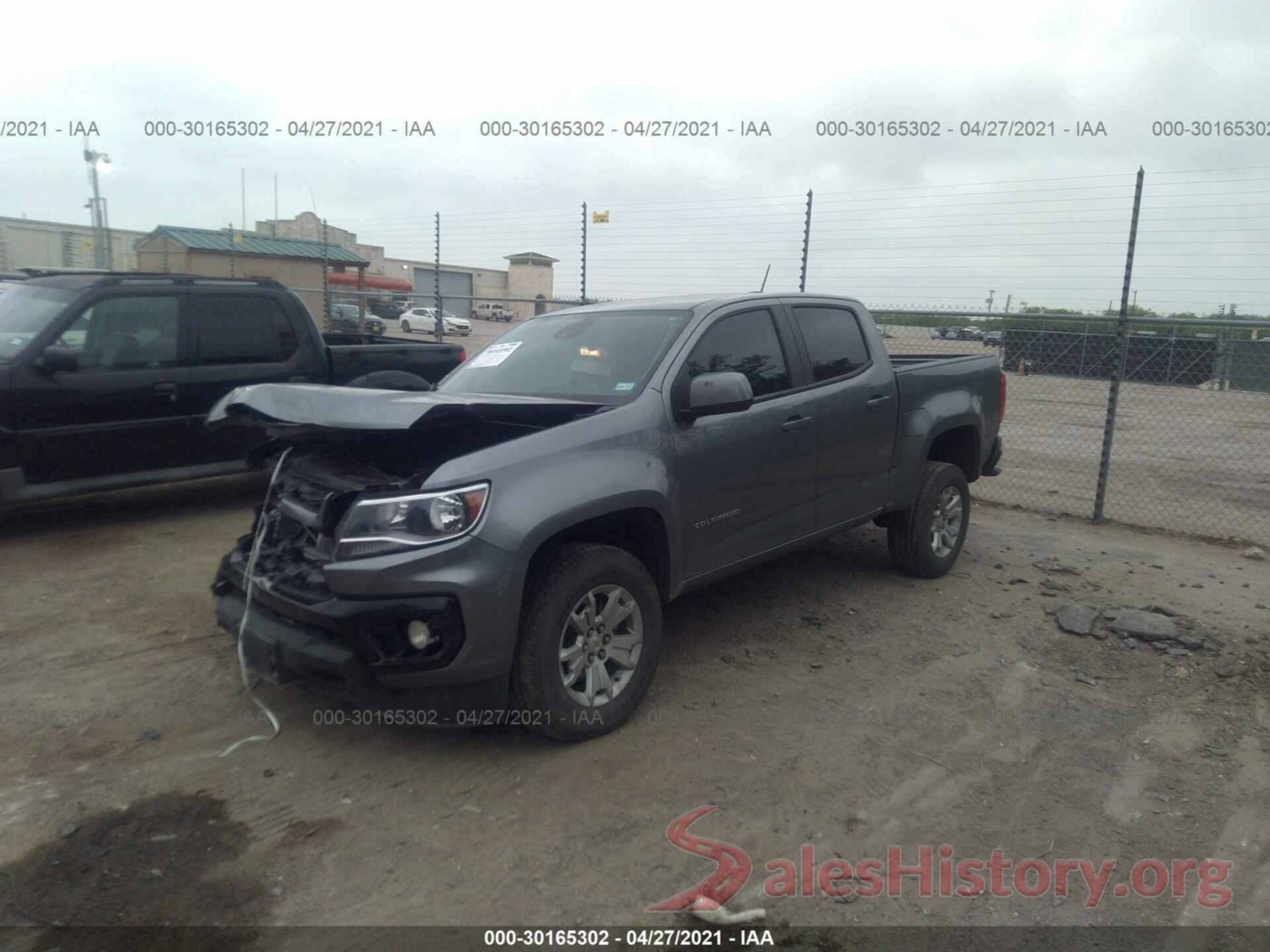 1GCGSCEN9M1134729 2021 CHEVROLET COLORADO